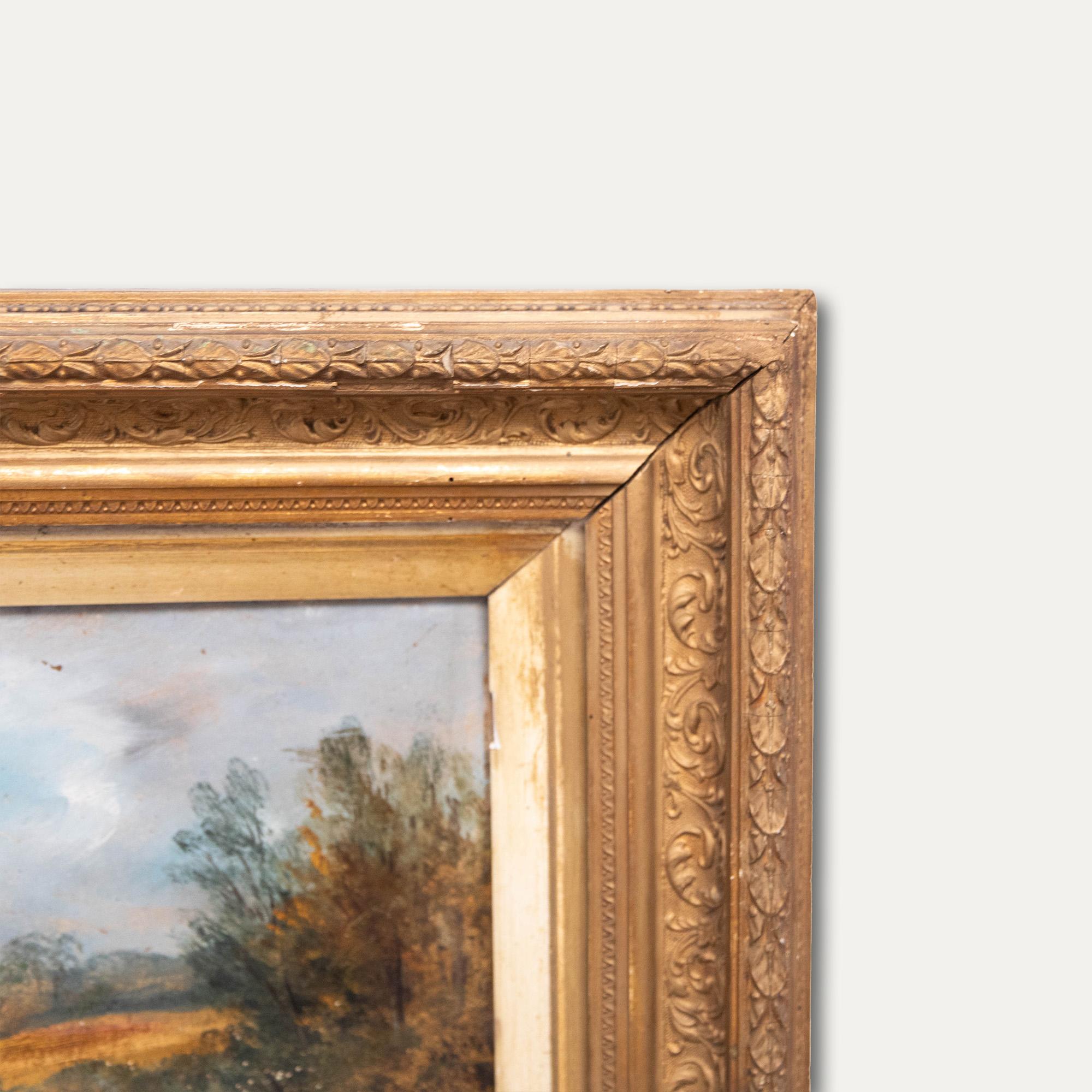 T. B.  - Olio dei primi del Novecento, Il cottage rurale 2