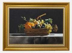 T. Mason - Framed 20th Century Oil, The Fruit Basket