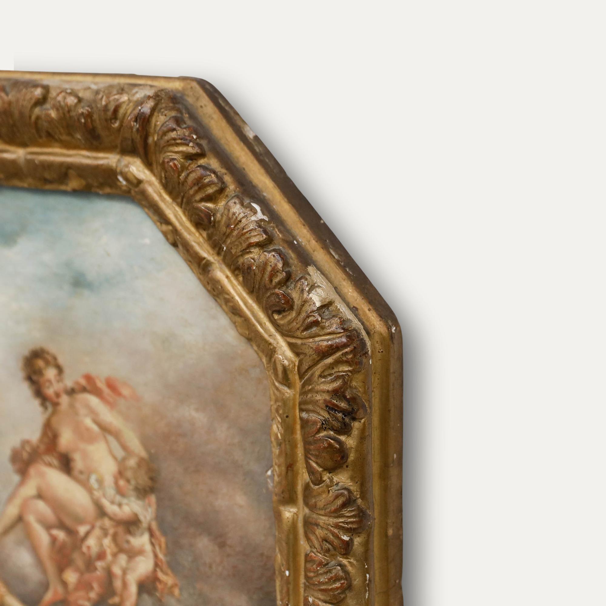 T. Tardy - 1805 Öl, Amor und Venus im Angebot 1