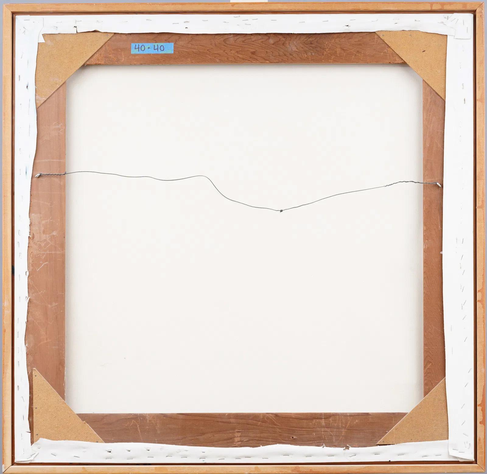 „Table for One“ Signiertes Ölgemälde der amerikanischen Moderne, Pop-Art Dschungel-Tier, Ölgemälde 5