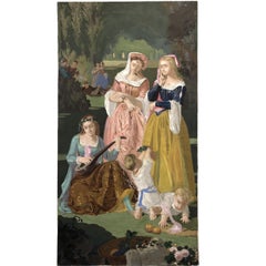 Tempera su cartone di ambito Preraffaellita, 1880 ca.