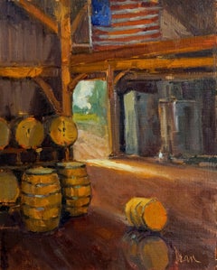 Tennessee Whiskey, Plein Air Original Fine Art Oil on Linen Board