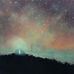 Tent City, Oil on Canvas Painting by Dennis Ekstedt, 2024