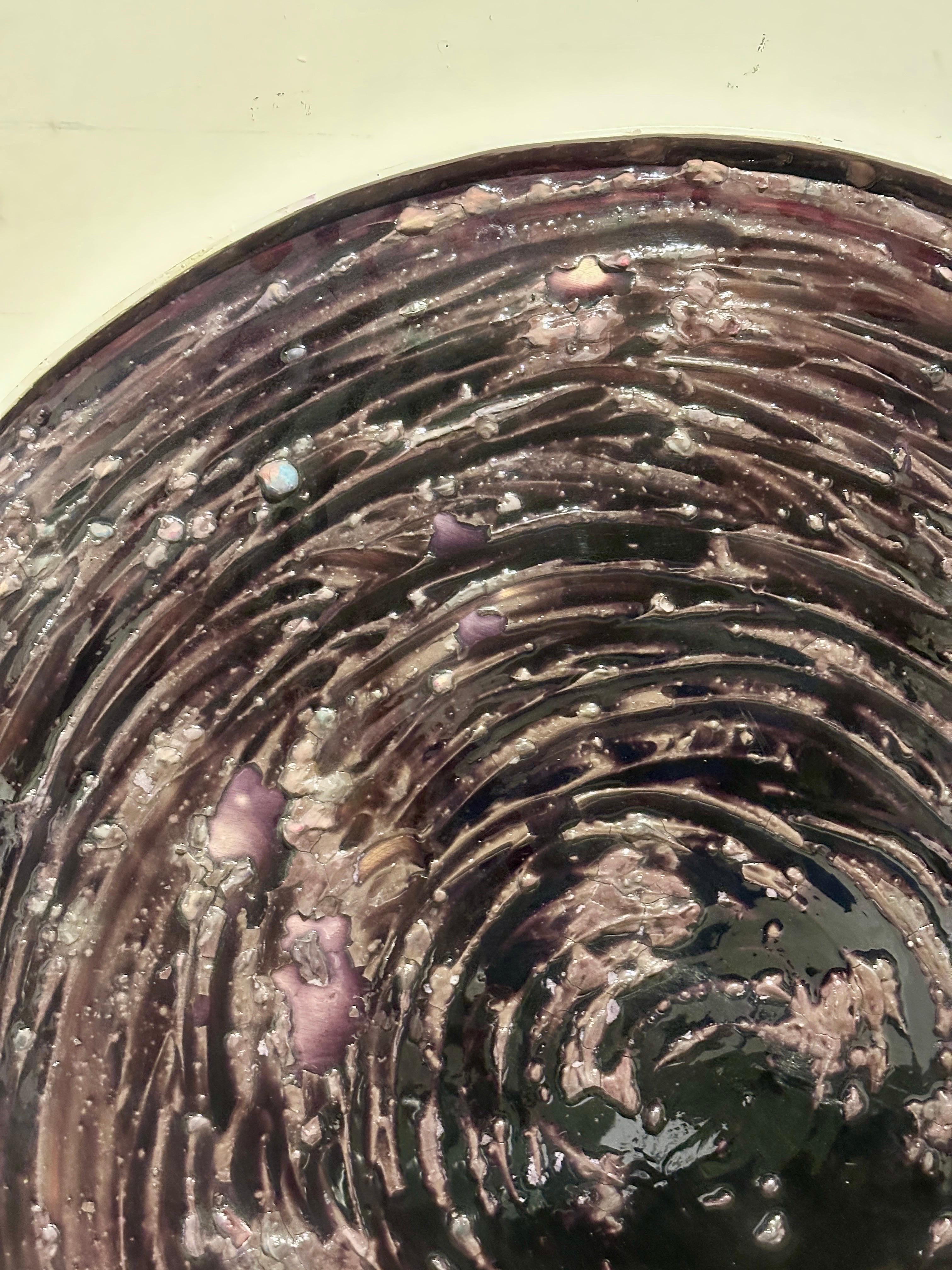 Scultura murale astratta con texture in vendita 1