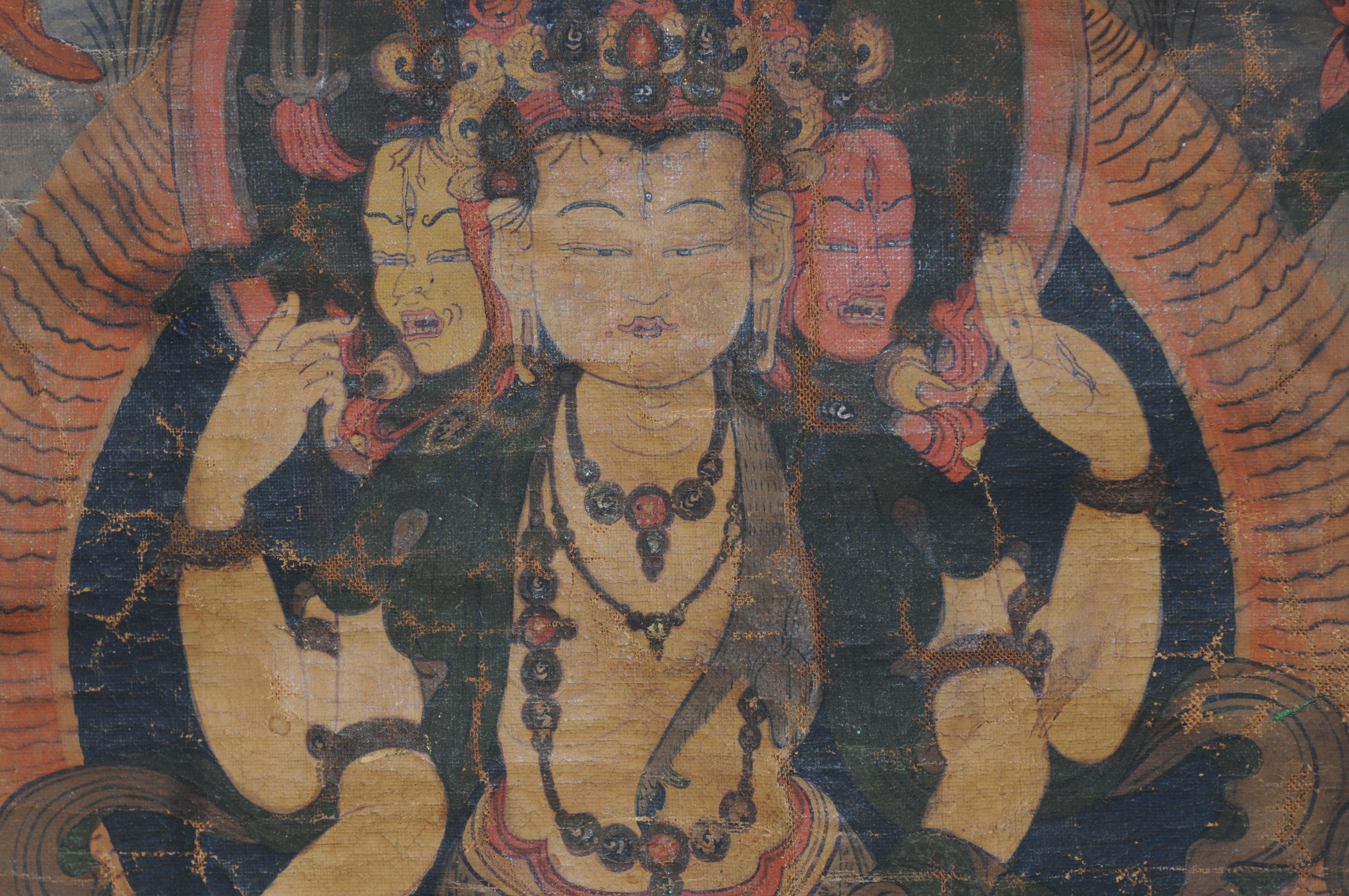 Thangka around 1790 For Sale 3