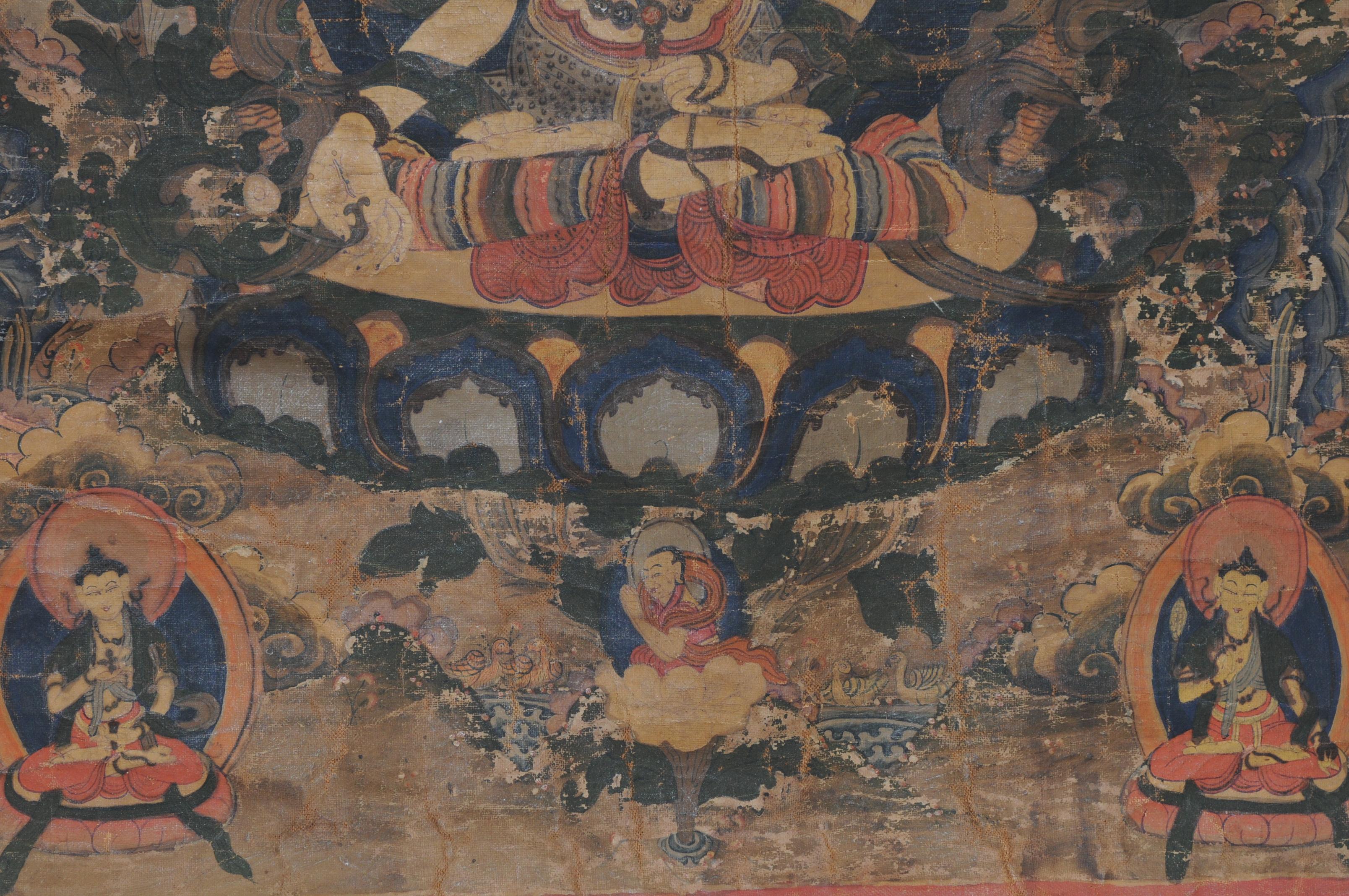 Thangka around 1790 For Sale 5