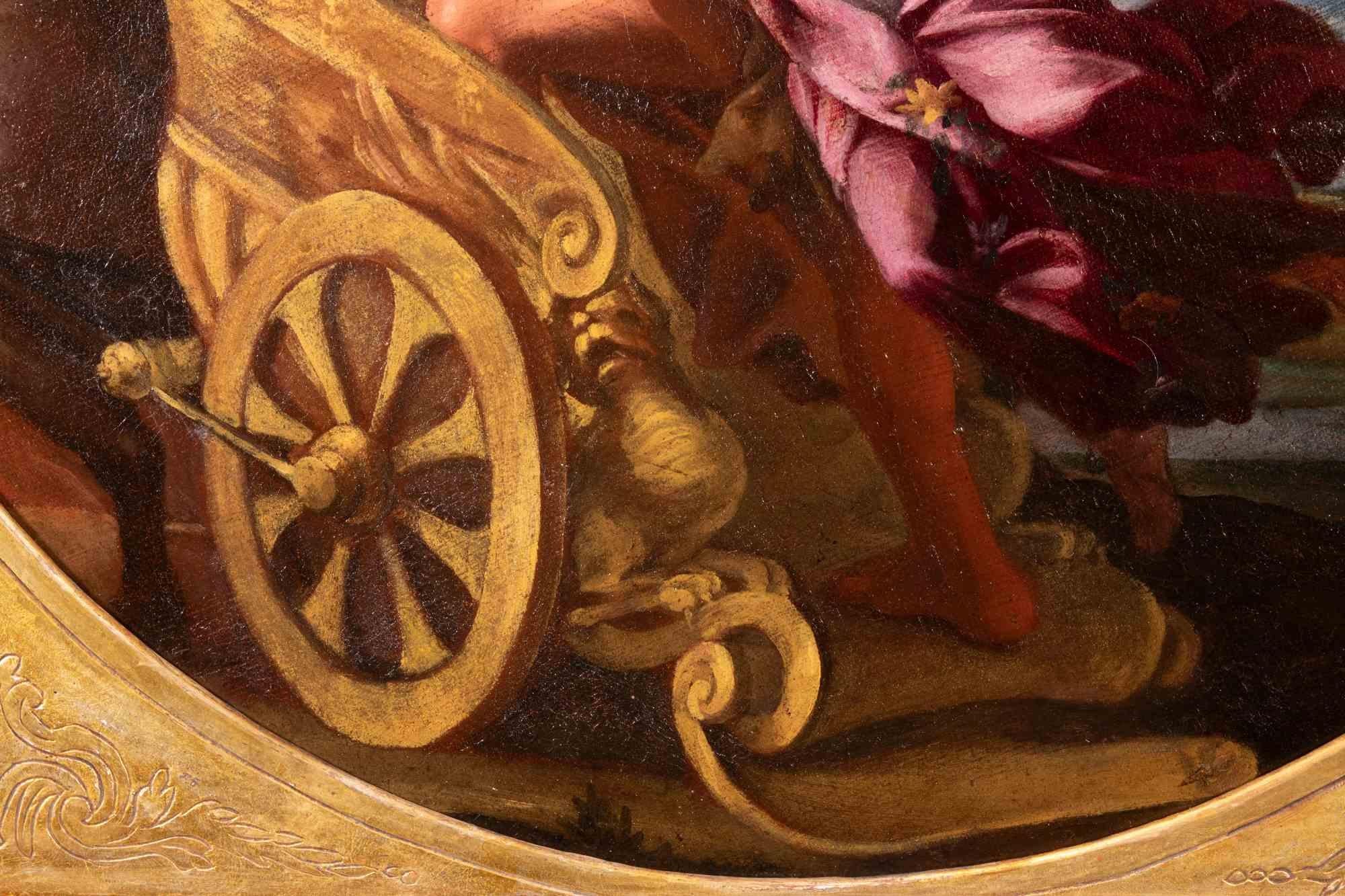 El rapto de Perséfone por Hades - Pintura al óleo - Mediados del siglo XVII - Painting Barroco de Unknown