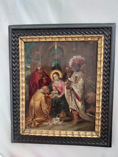 L'Adorazione dei Magi . Scuola fiamminga