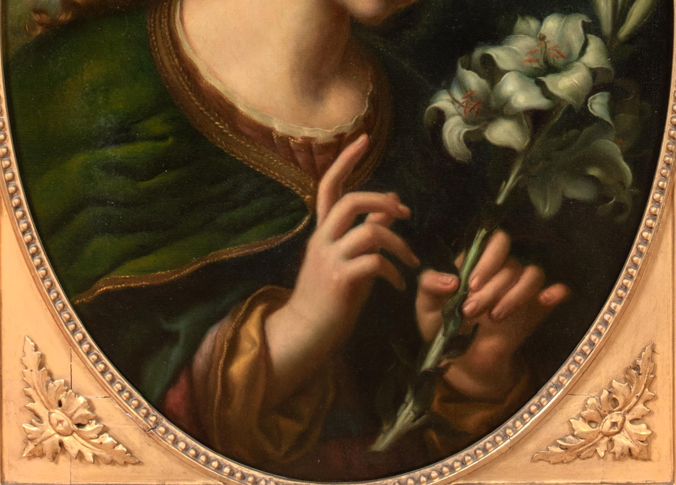 The Angel Gabriel Of The Annunciation, 19th Century For Sale 6