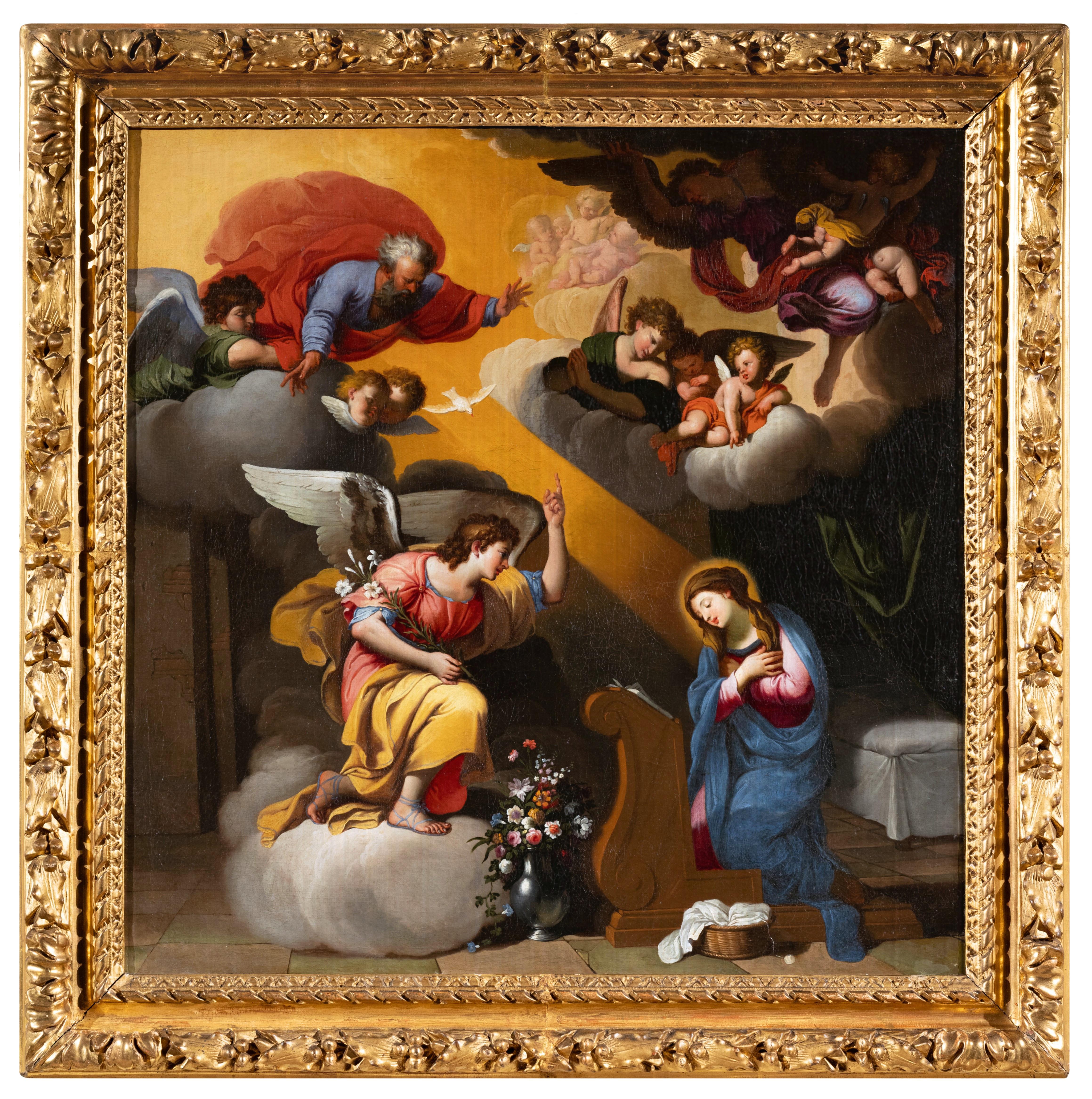 The Annunciation, école française du milieu du XVIIe siècle