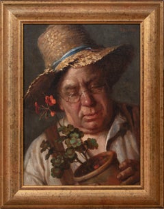 The Ardent Gardener, 19th Century by William Fitz (1850-1900)