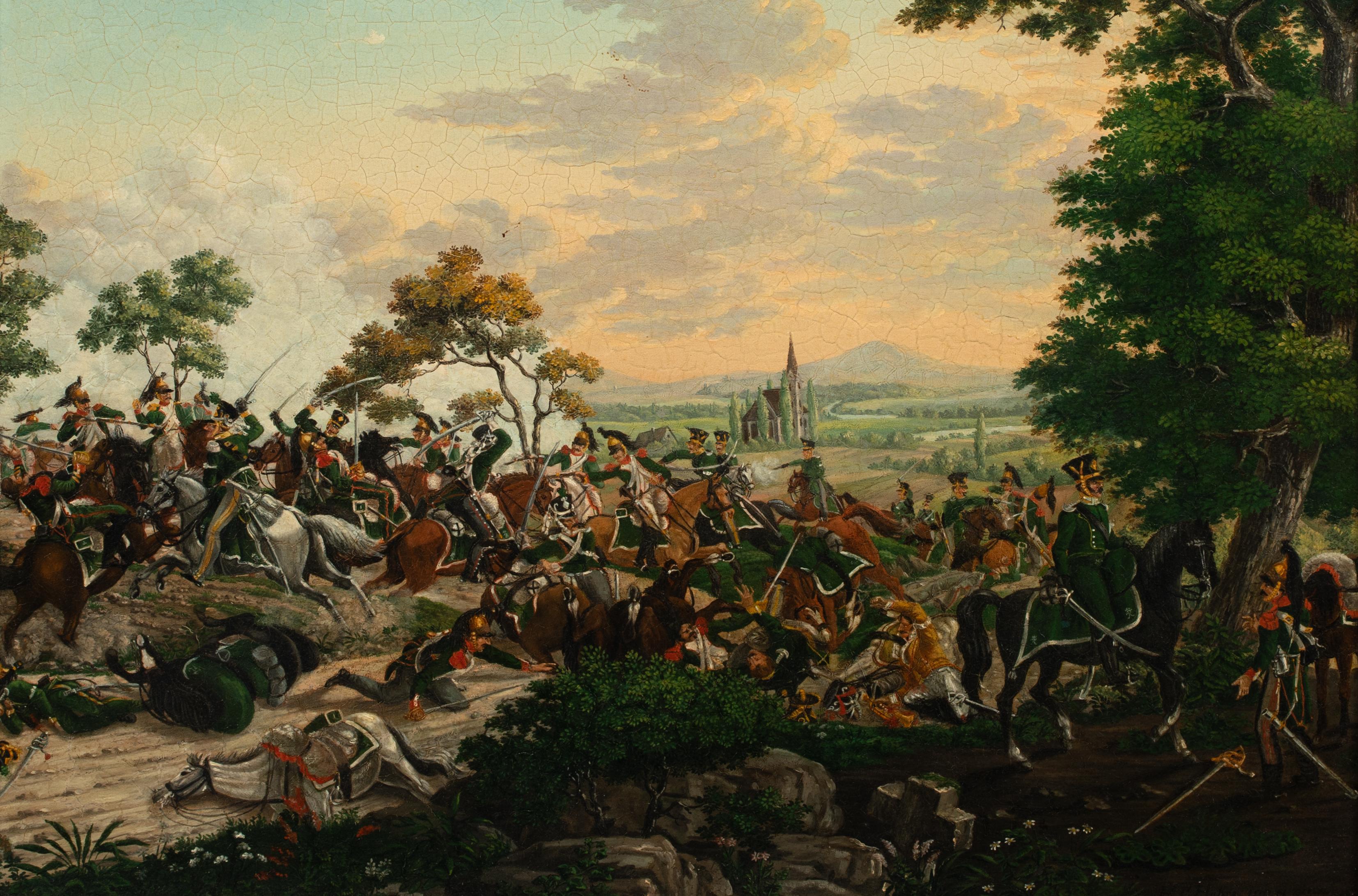 Die Schlacht von Gravelotte, 18. August 1870, 19. Jahrhundert  Signiert „H. C. Herba“ im Angebot 2