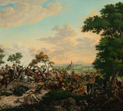 The Battle Of Gravelotte, 18th August 1870, 19th Century  signed "H C Herba"