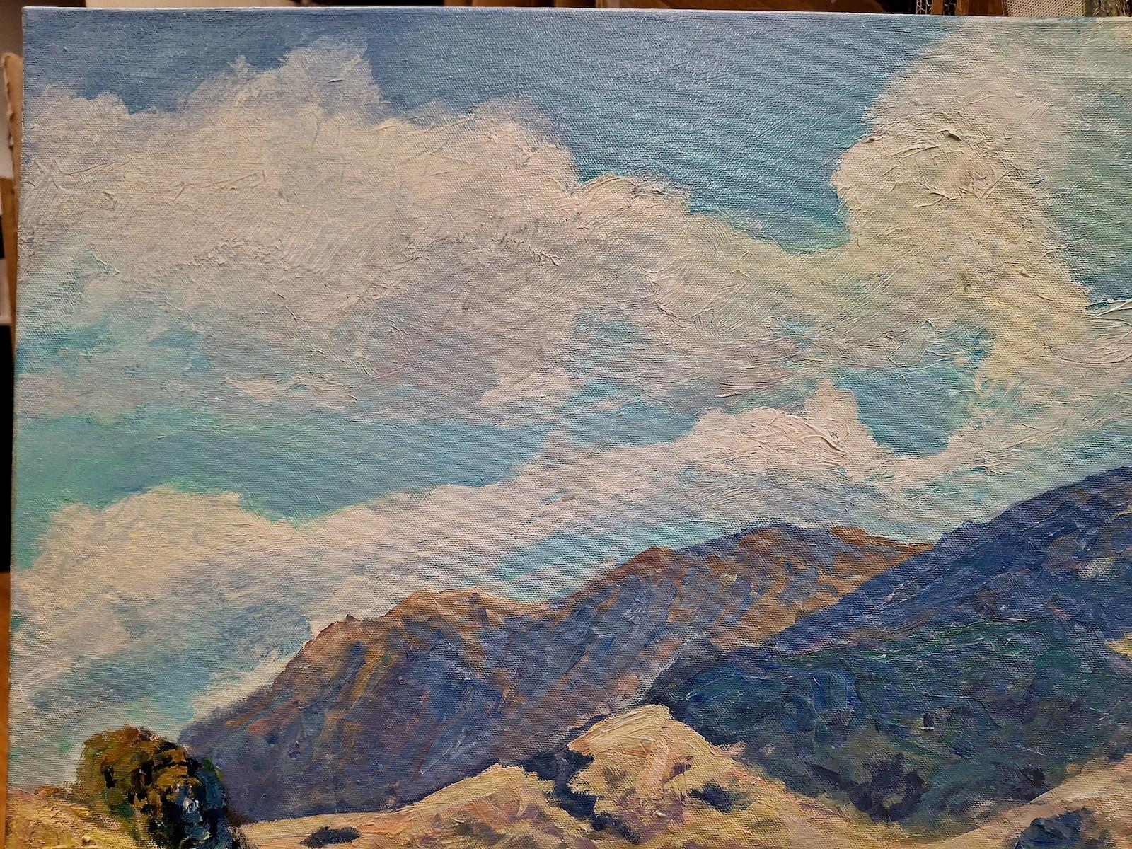 The Bay Area’s Mt. Diablo, by Delia Bradford - Painting by Unknown