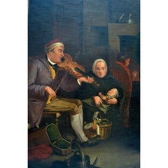 The Blind Fiddler after Sir David Wilkie