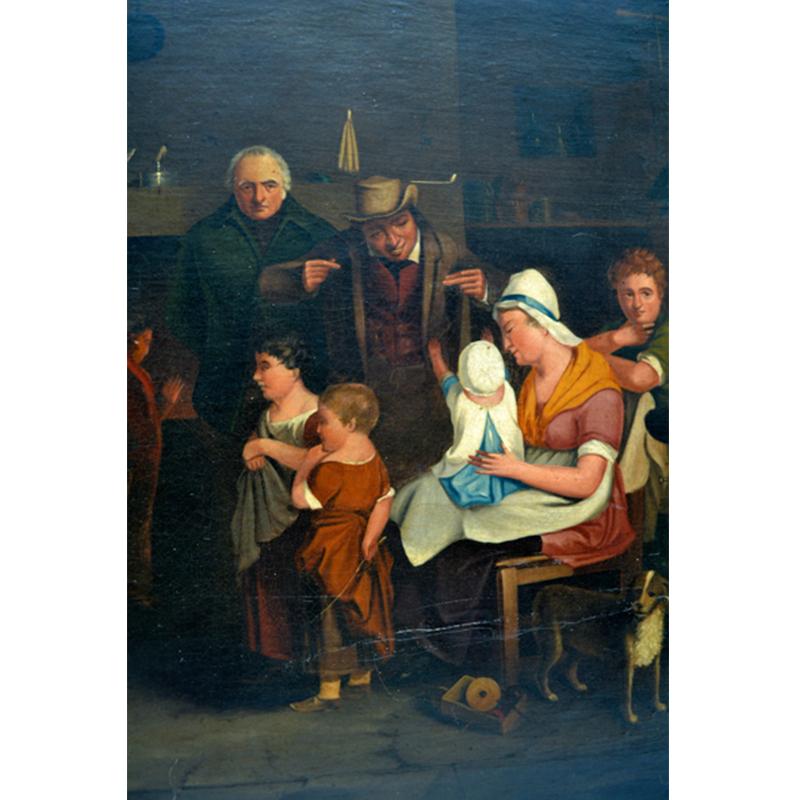 The Blind Fiddler after Sir David Wilkie - Old Masters Painting by Unknown