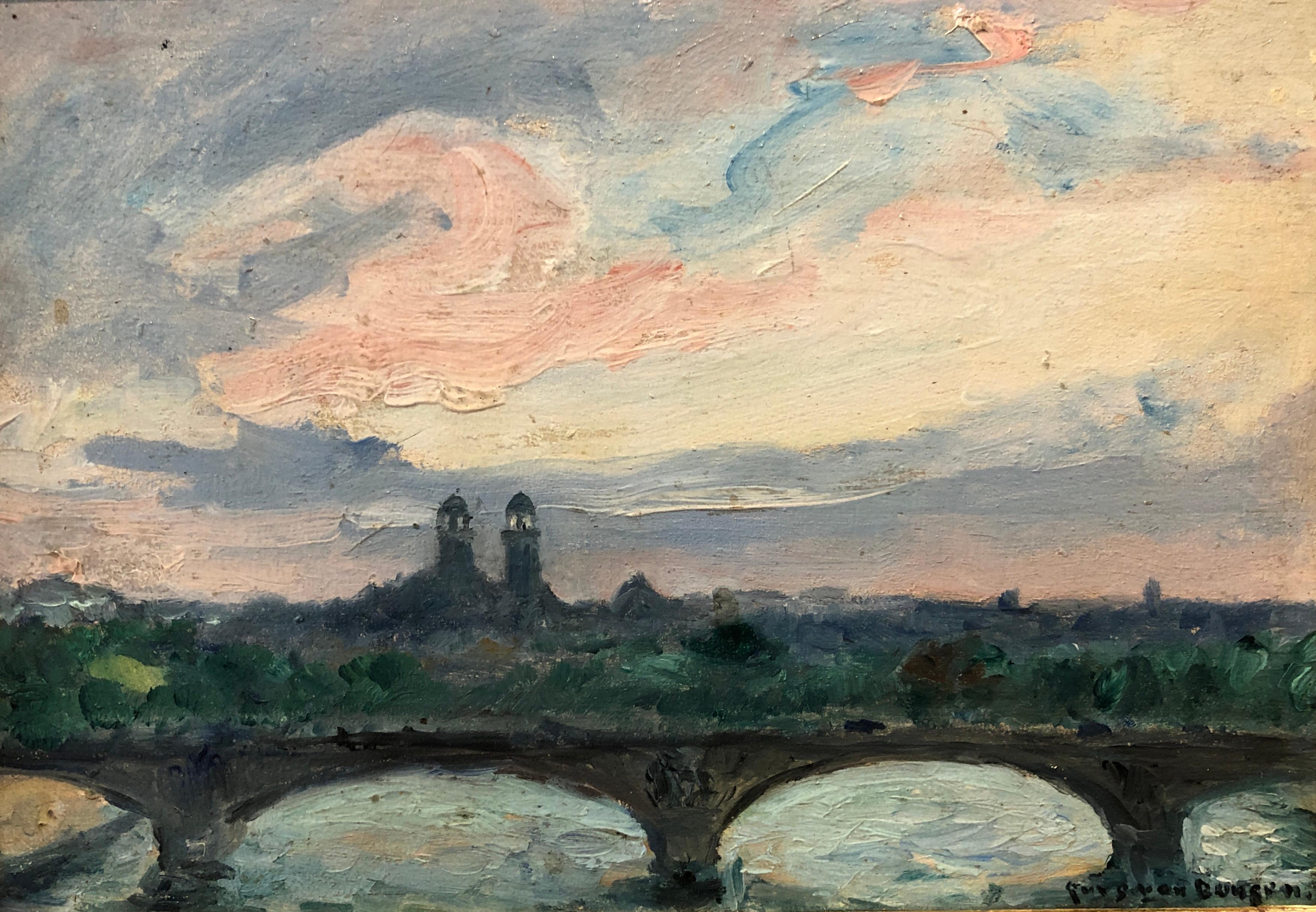Landscape Painting de Unknown - El puente