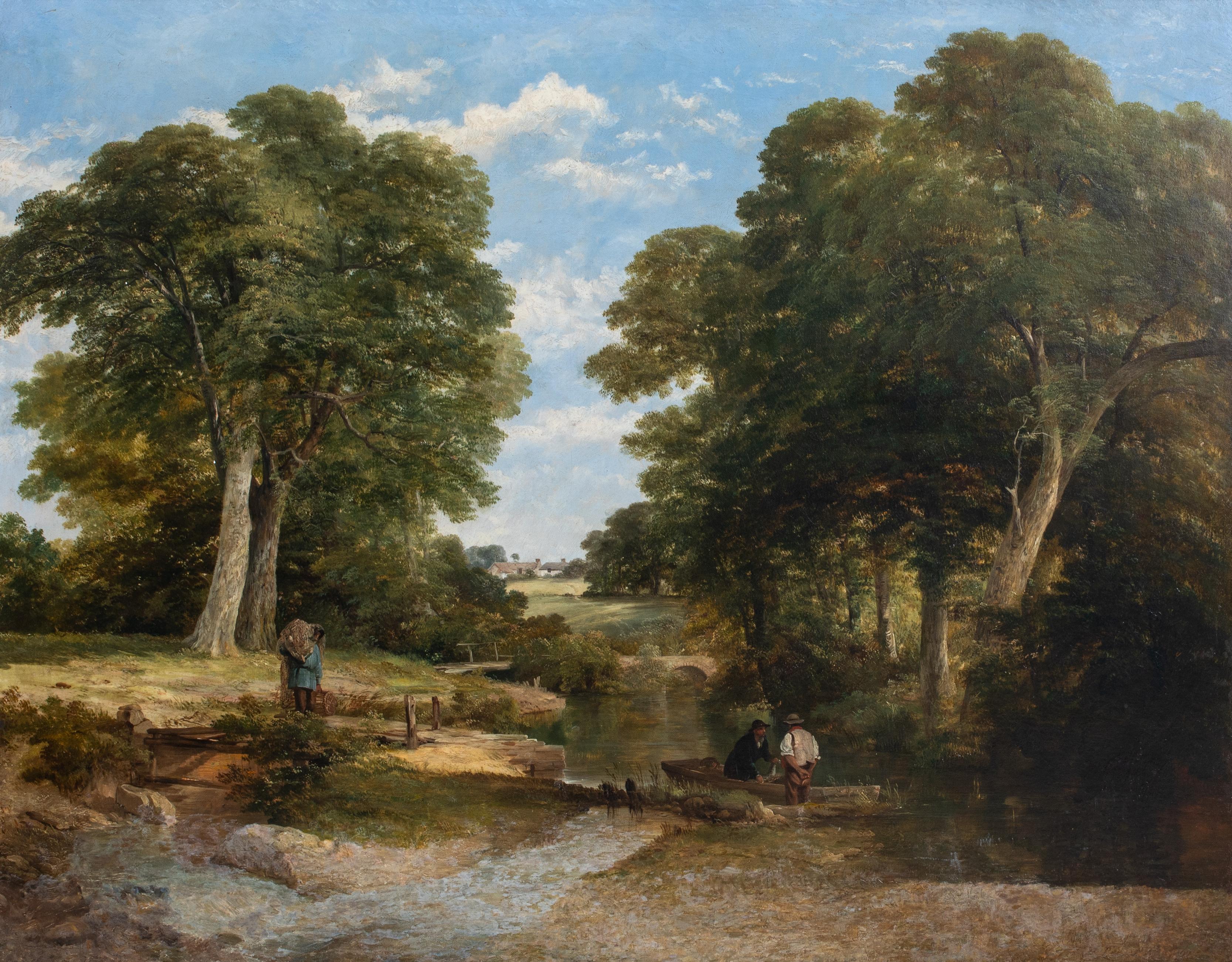 Der Bach, 19. Jahrhundert 

von Frederick Richard LEE (1798-1879) Verkauf für $225.000

Große englische Landschaft des 19. Jahrhunderts an einem Bach mit sprechenden Figuren, Öl auf Leinwand von Frederick Richard Lee. Ausgezeichnete Qualität und