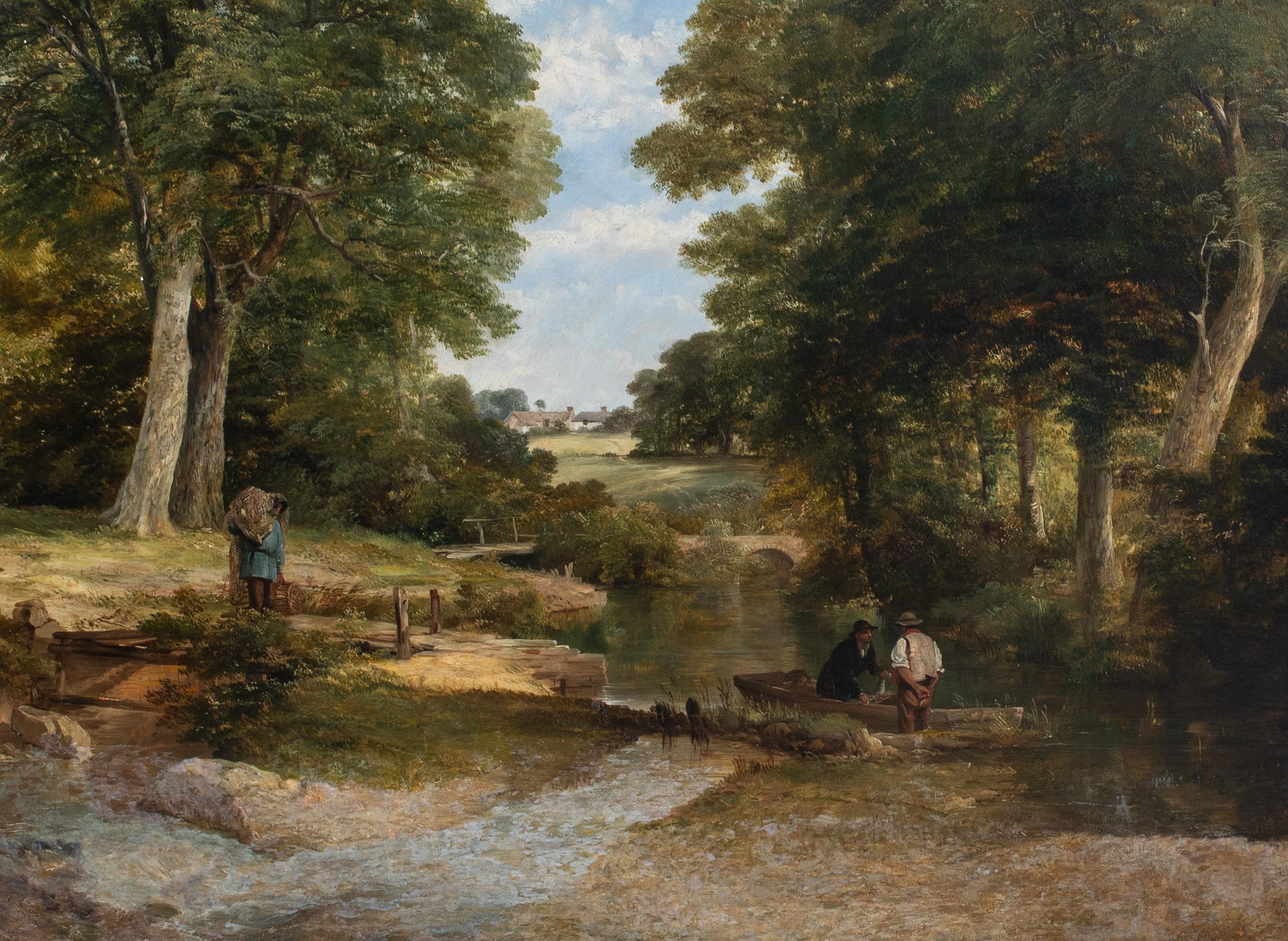 The Brook 19. Jahrhundert von Frederick Richard LEE (1798-1879) 2