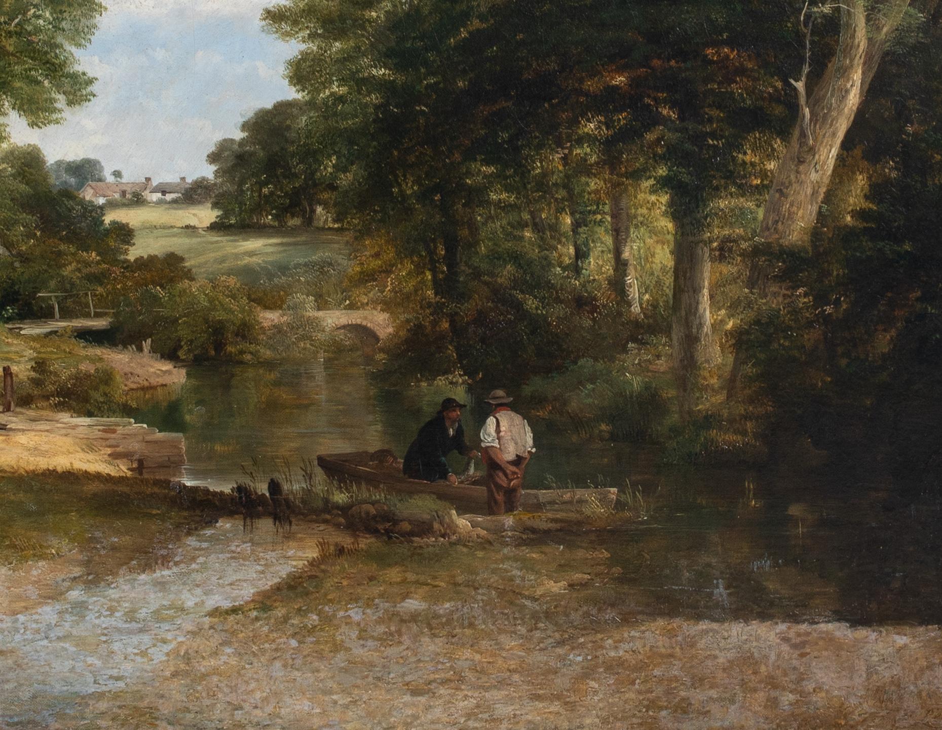 The Brook 19. Jahrhundert von Frederick Richard LEE (1798-1879) 3