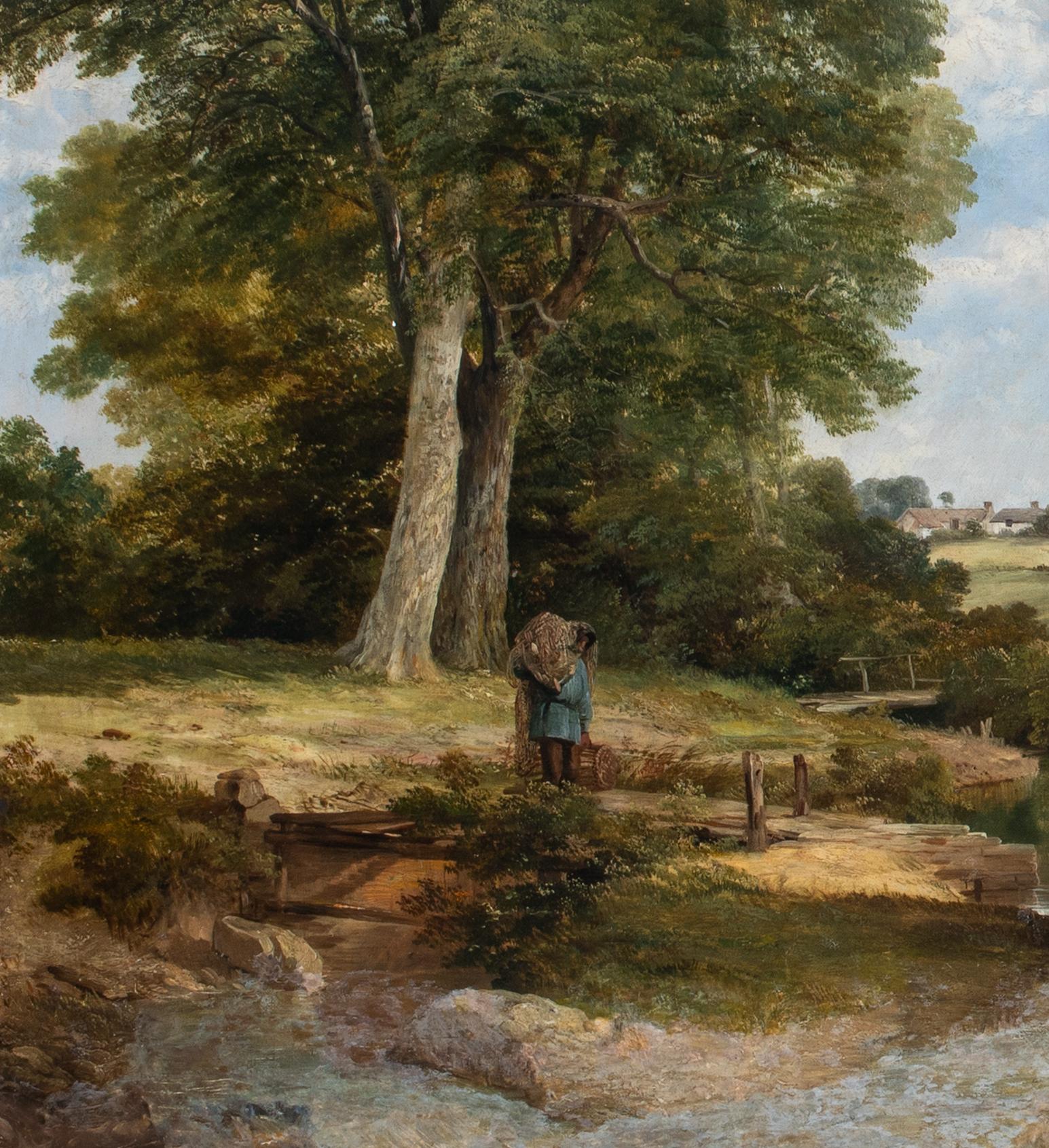 The Brook 19. Jahrhundert von Frederick Richard LEE (1798-1879) 4