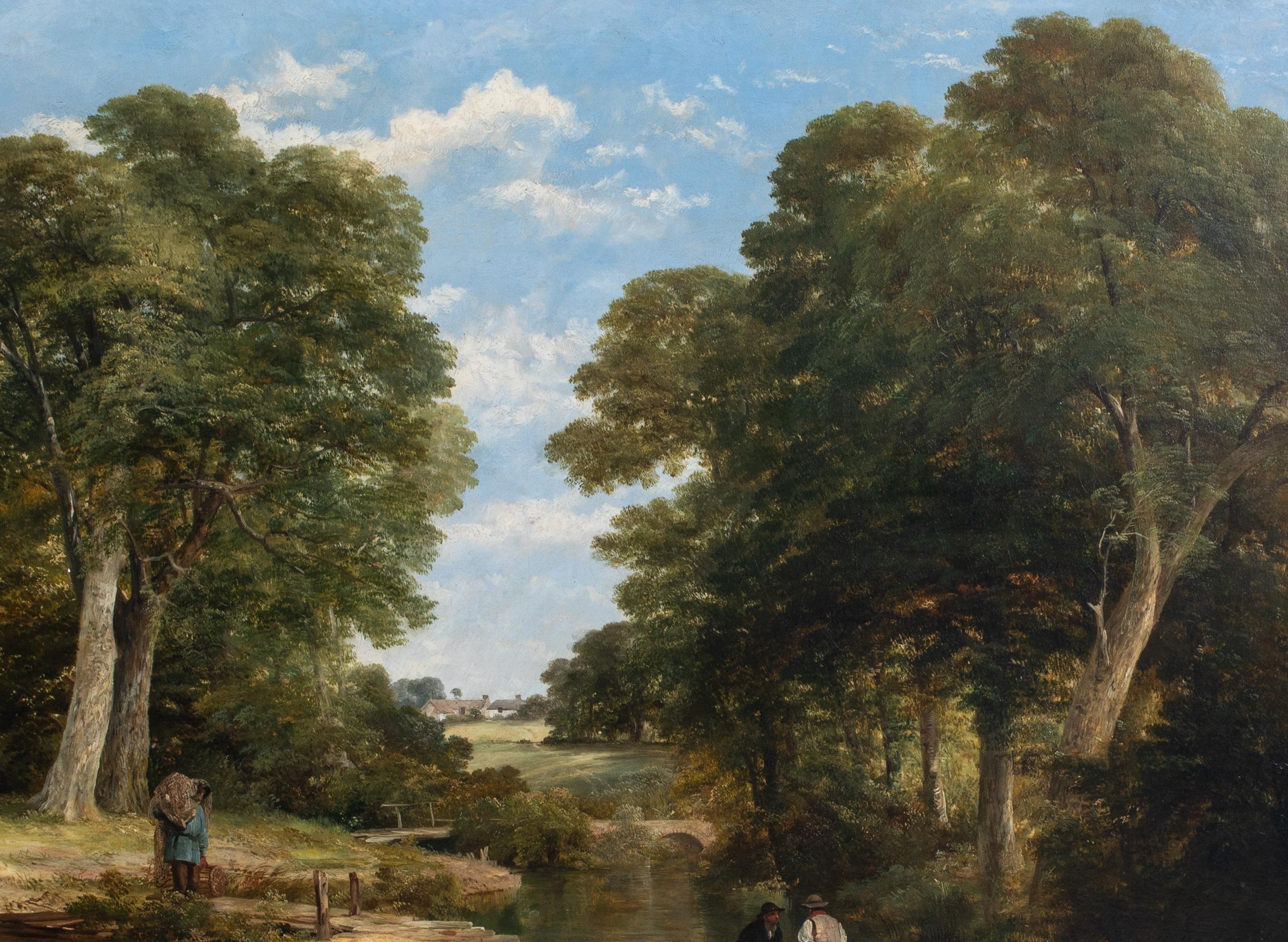 The Brook 19. Jahrhundert von Frederick Richard LEE (1798-1879) 5