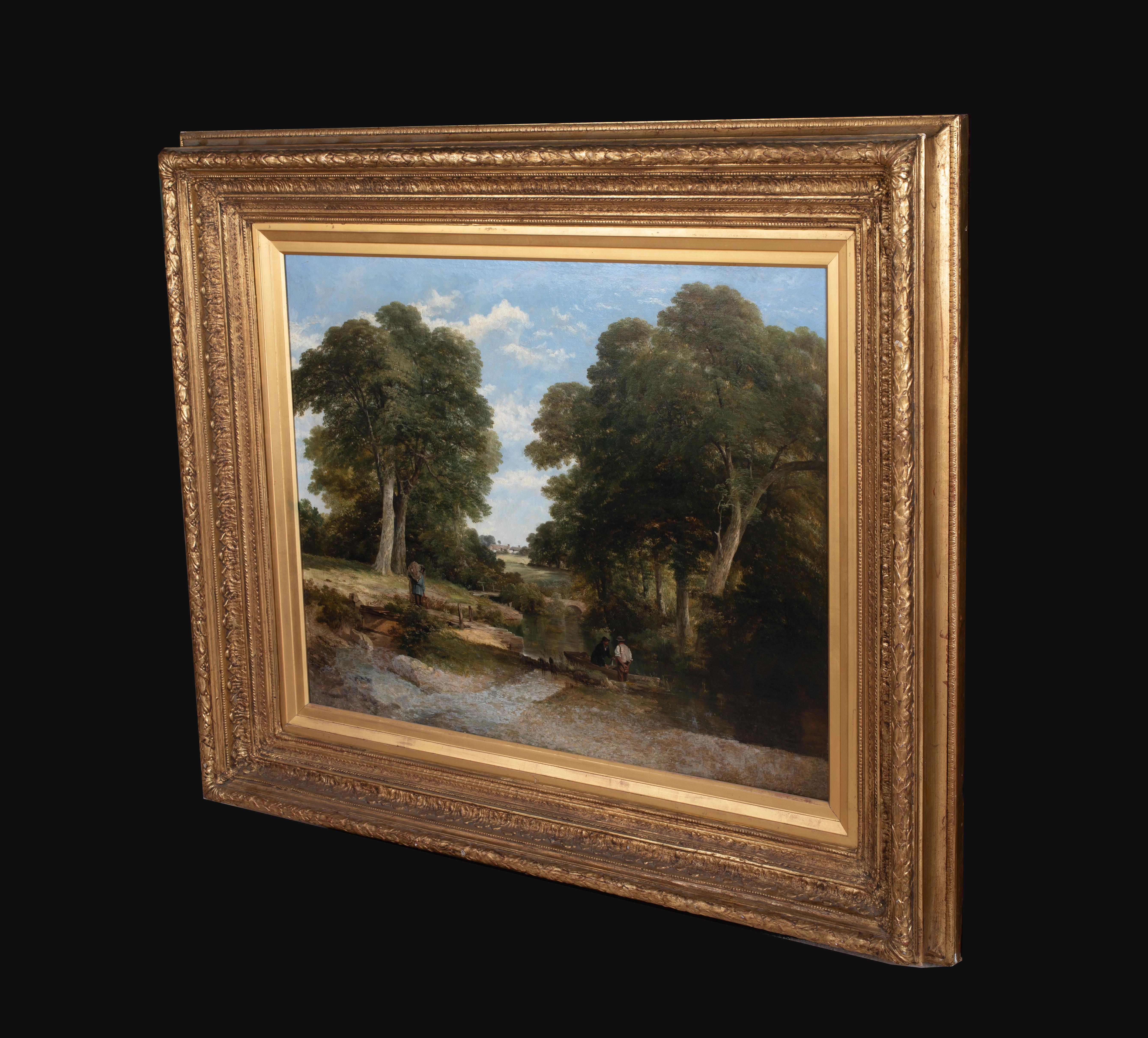 The Brook 19. Jahrhundert von Frederick Richard LEE (1798-1879) 6