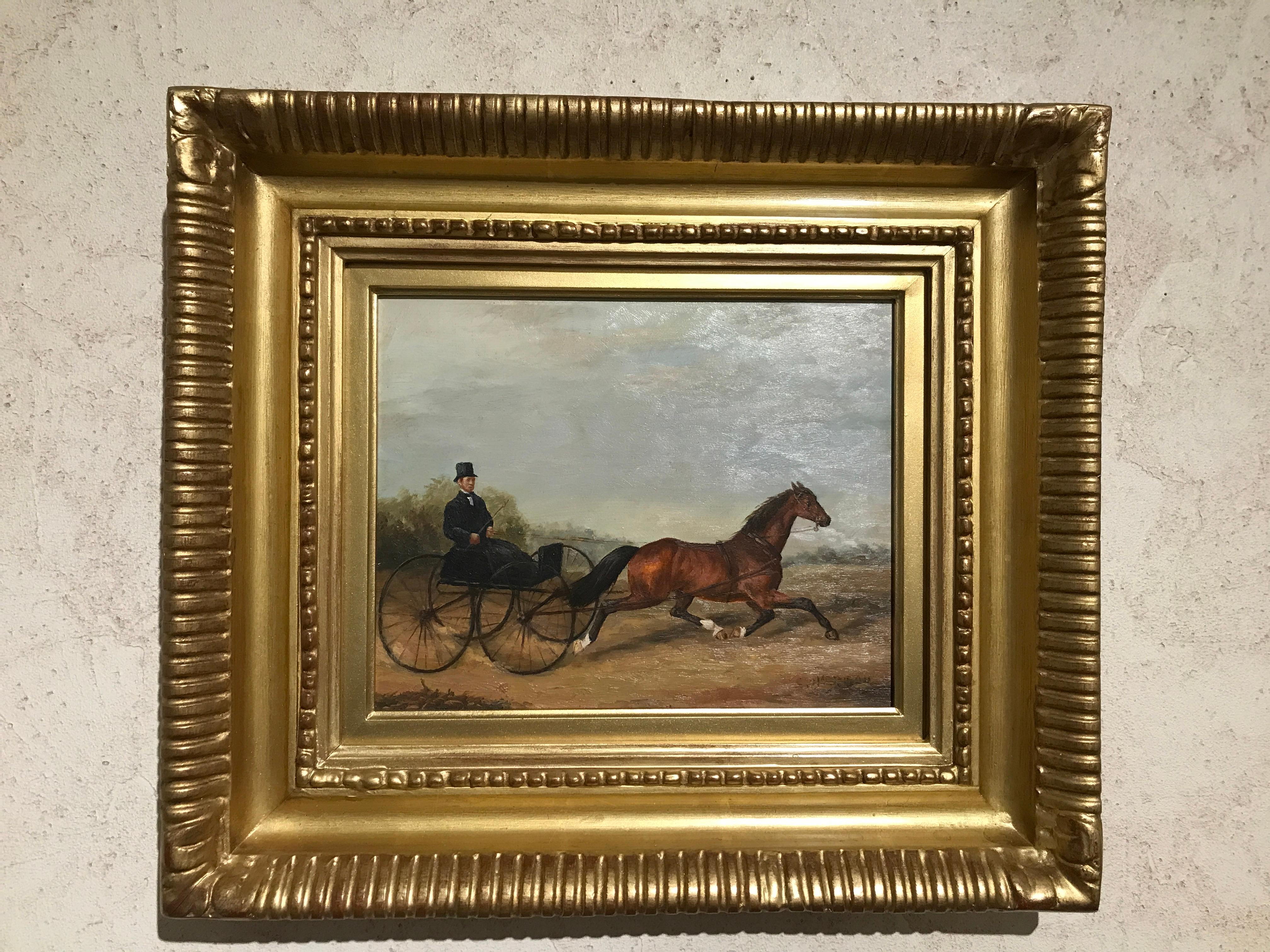 The Buggy Driver - Painting by Unknown
