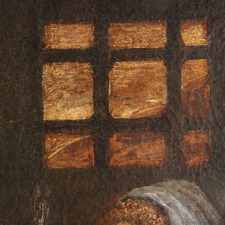 Unknown - The Capture of St. Thomas Aquinas Oil on Canvas Italy XVII ...