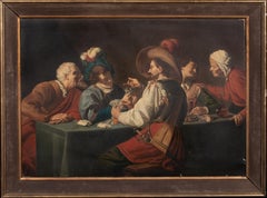 The Cards Game, 17th Century   Dutch School 