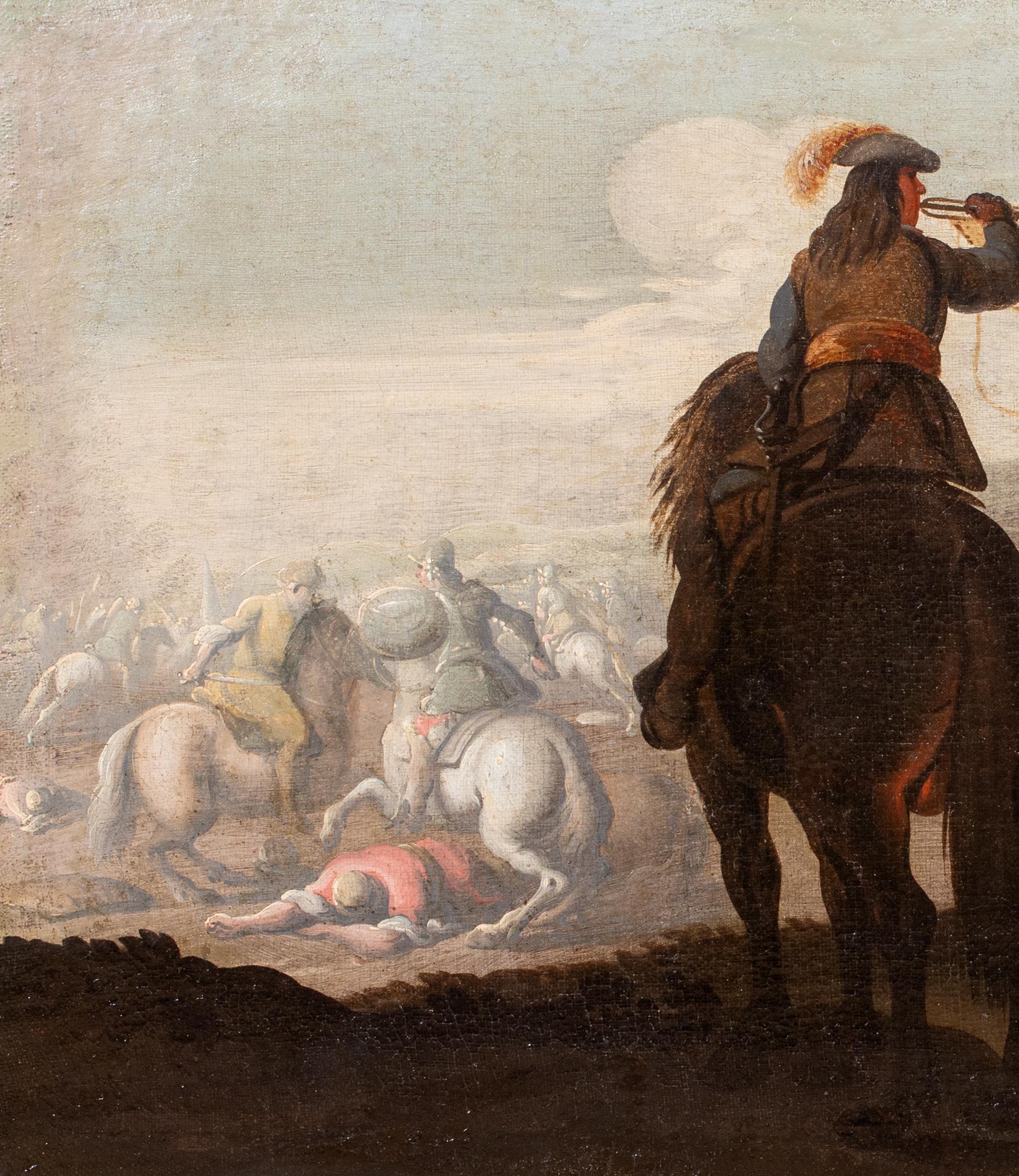 La carica di cavalleria, guerre anglo-olandesi, XVII secolo  Palamedes PALAMEDESZ in vendita 6
