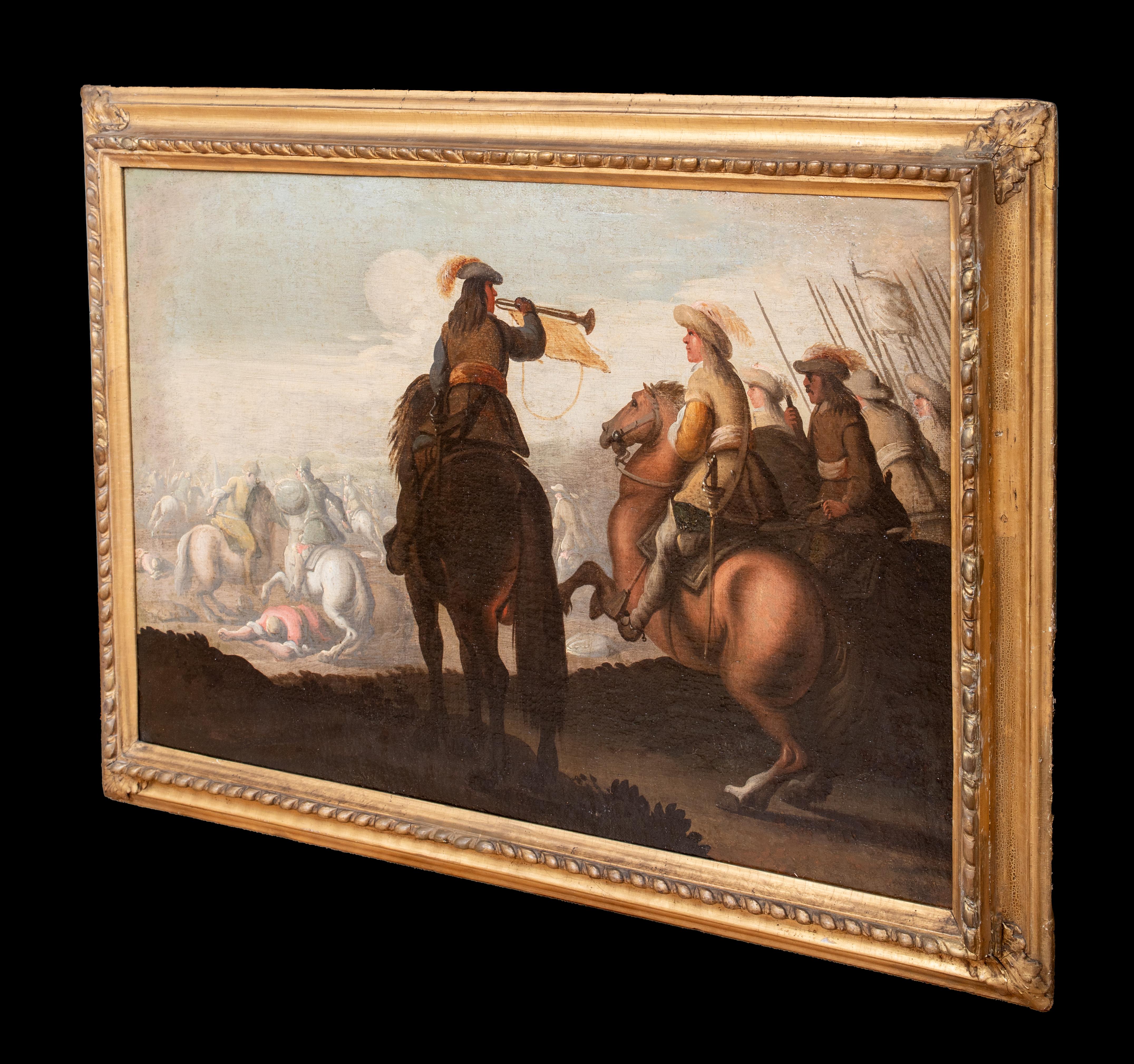 La carica di cavalleria, guerre anglo-olandesi, XVII secolo  Palamedes PALAMEDESZ in vendita 4