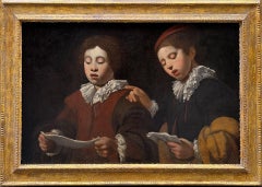 Los niños del coro, escuela italiana del siglo XVII
