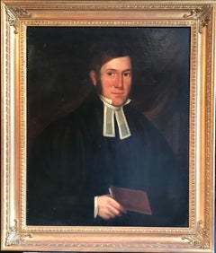 The Clergyman, 19th century English Oil Painting