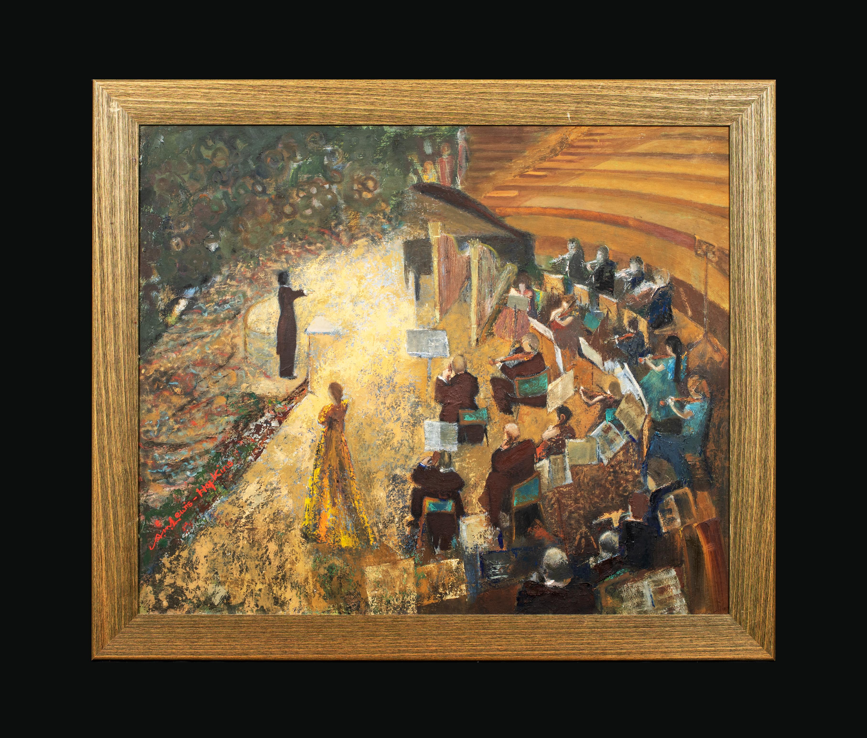 The Concert, 20th Century  - Painting by Unknown