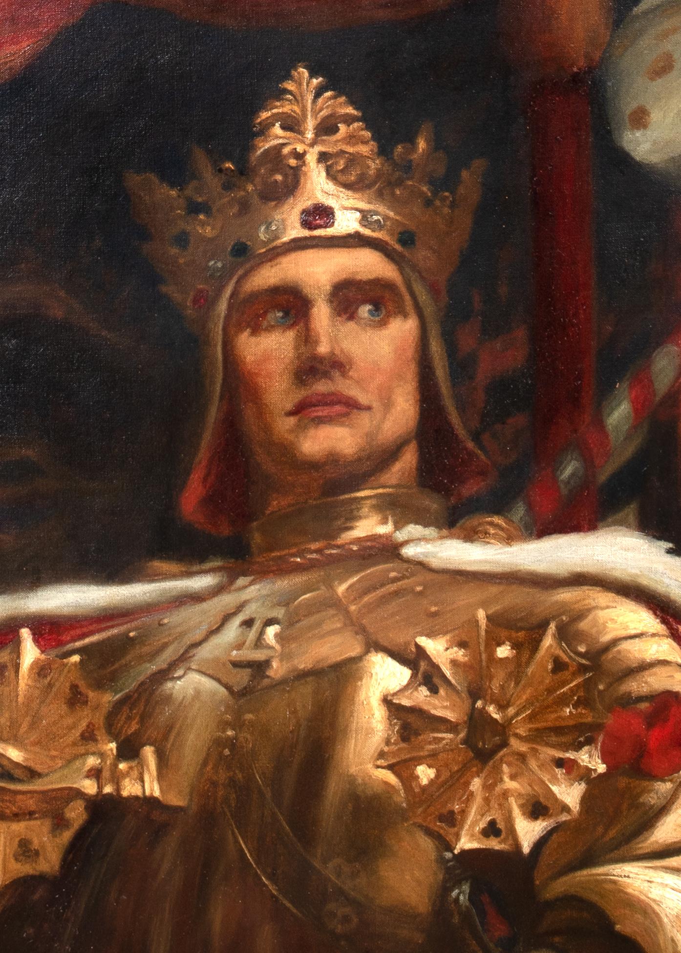 L'incoronazione di King Arthur, XIX secolo  Scuola preraffaellita 5