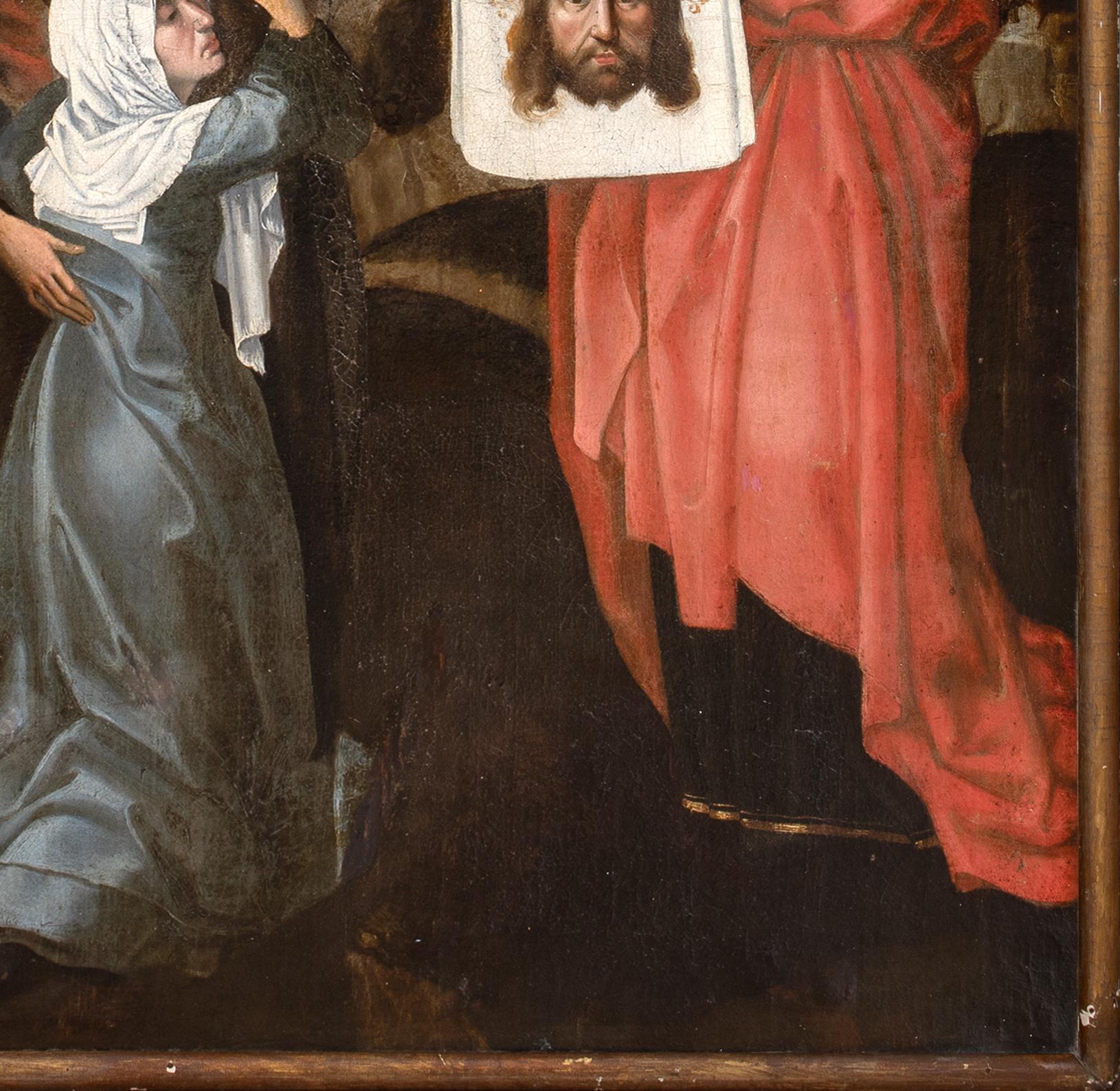 La Crucifixión, siglo XVI

Escuela de ROGIER VAN DER WEYDEN (1399-1464)

Gran representación de la Crucifixión de la Escuela Neerlandesa del siglo XVI, óleo sobre lienzo. Excelente calidad y estado Escena del Viejo Maestro neerlandés de la muerte de