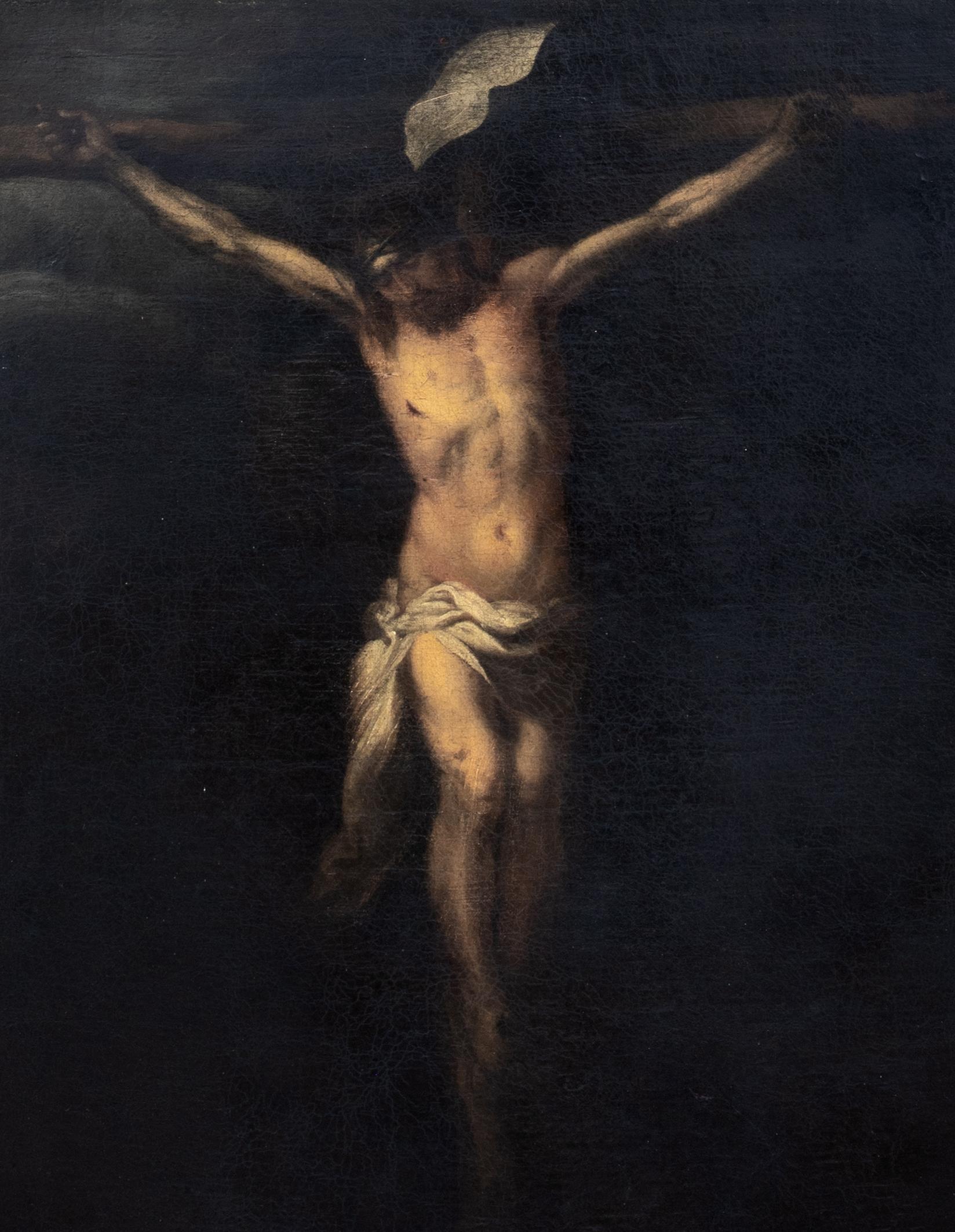 La Crucifixión, siglo XVII   Escuela italiana 4