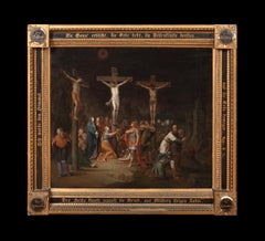 The Crucifixion, 19th Century  by CONRAD HUBER (1752-1830) - signed and dated