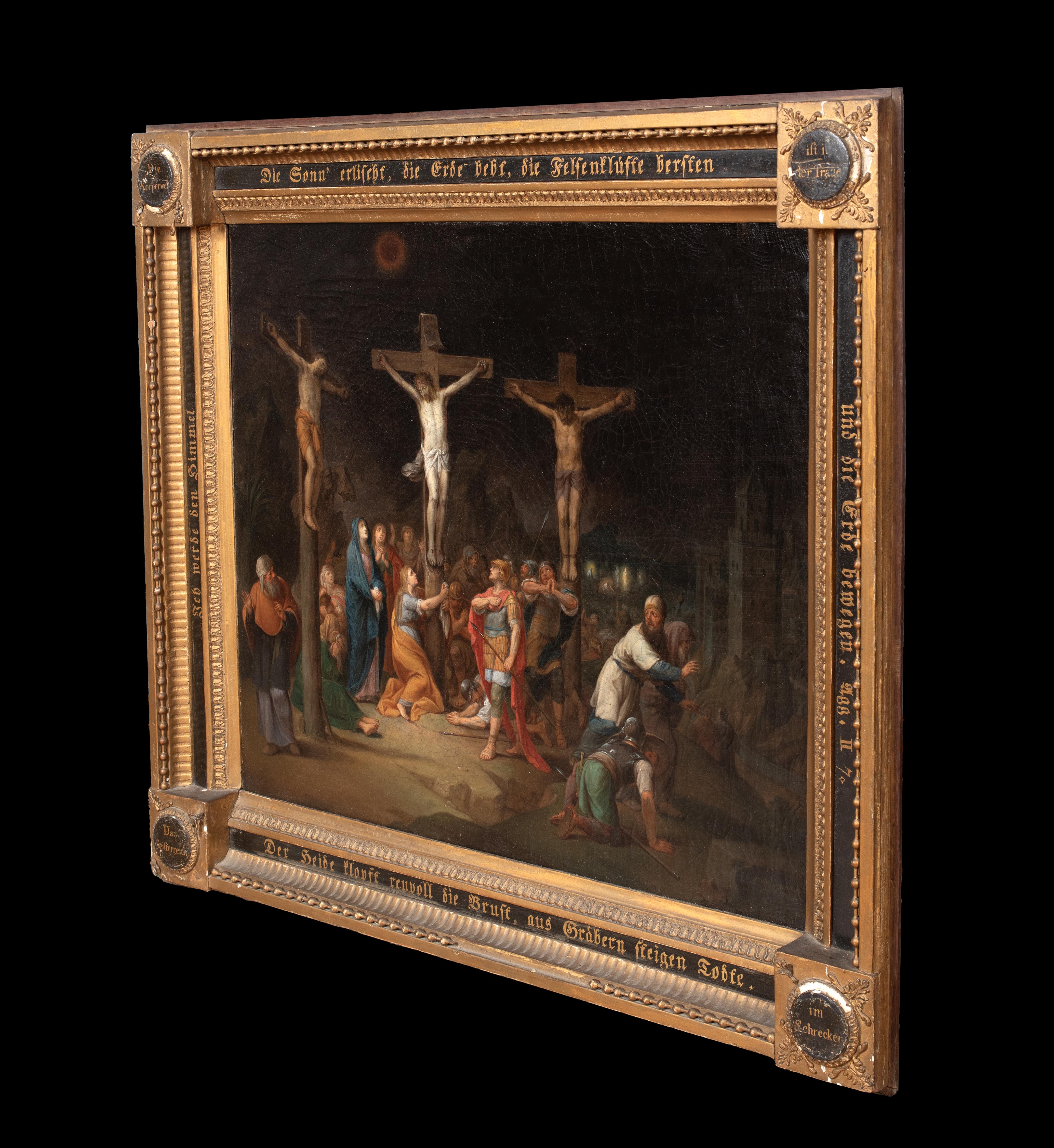 La Crucifixión, siglo XIX  de CONRAD HUBER (1752-1830) - firmado y fechado en venta 4