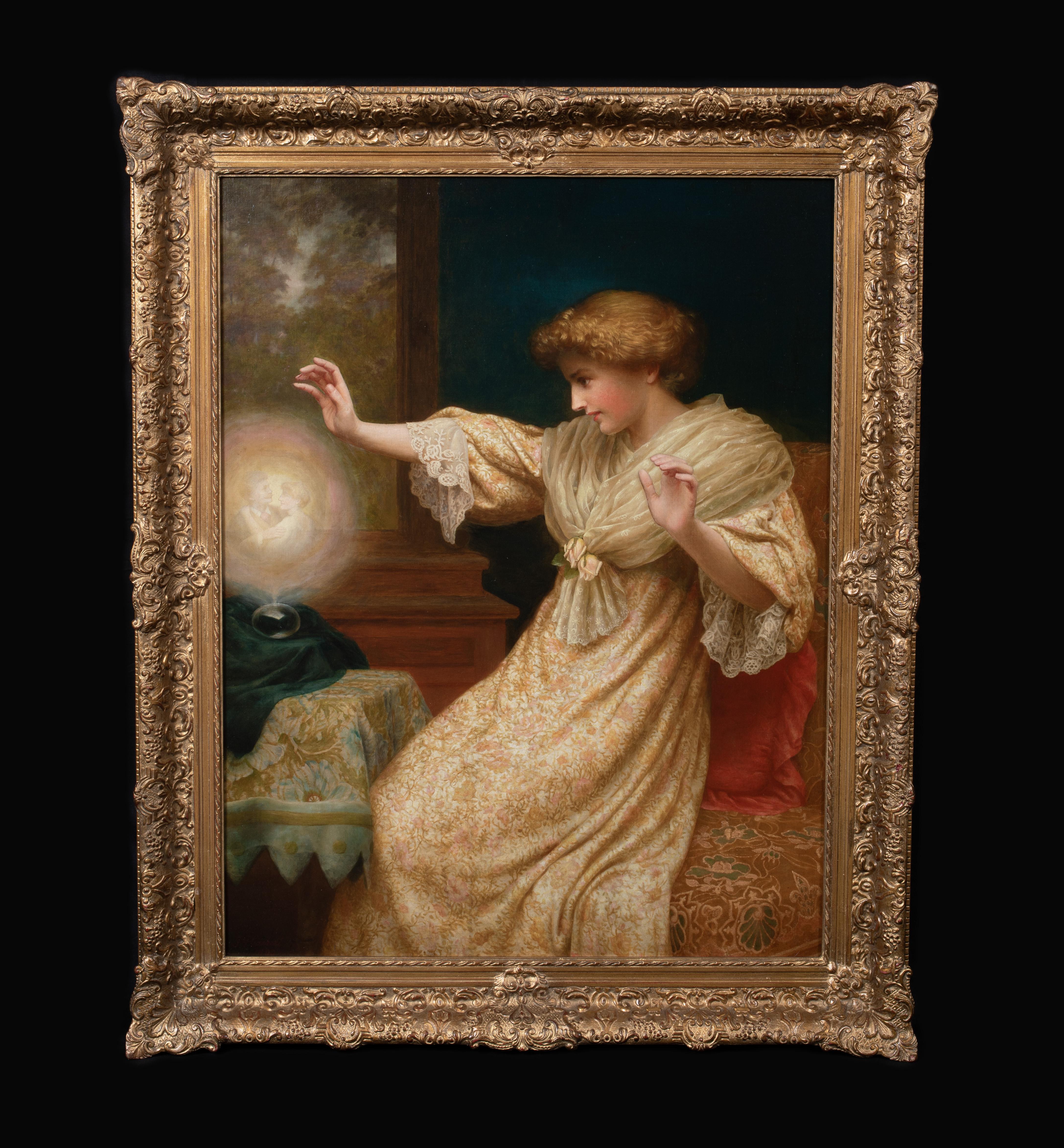 Kristallkugel, 19. Jahrhundert  George Arthur Gaskell (Exh.1885-1900) – Painting von Unknown