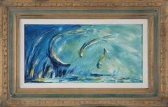 La danza dell'acqua olio su tela 1968
