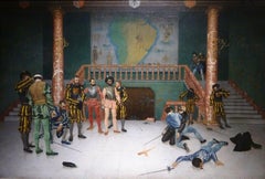 The Death Of Conquistador Francisco Pizzaro (1471-1541), 19th century 
