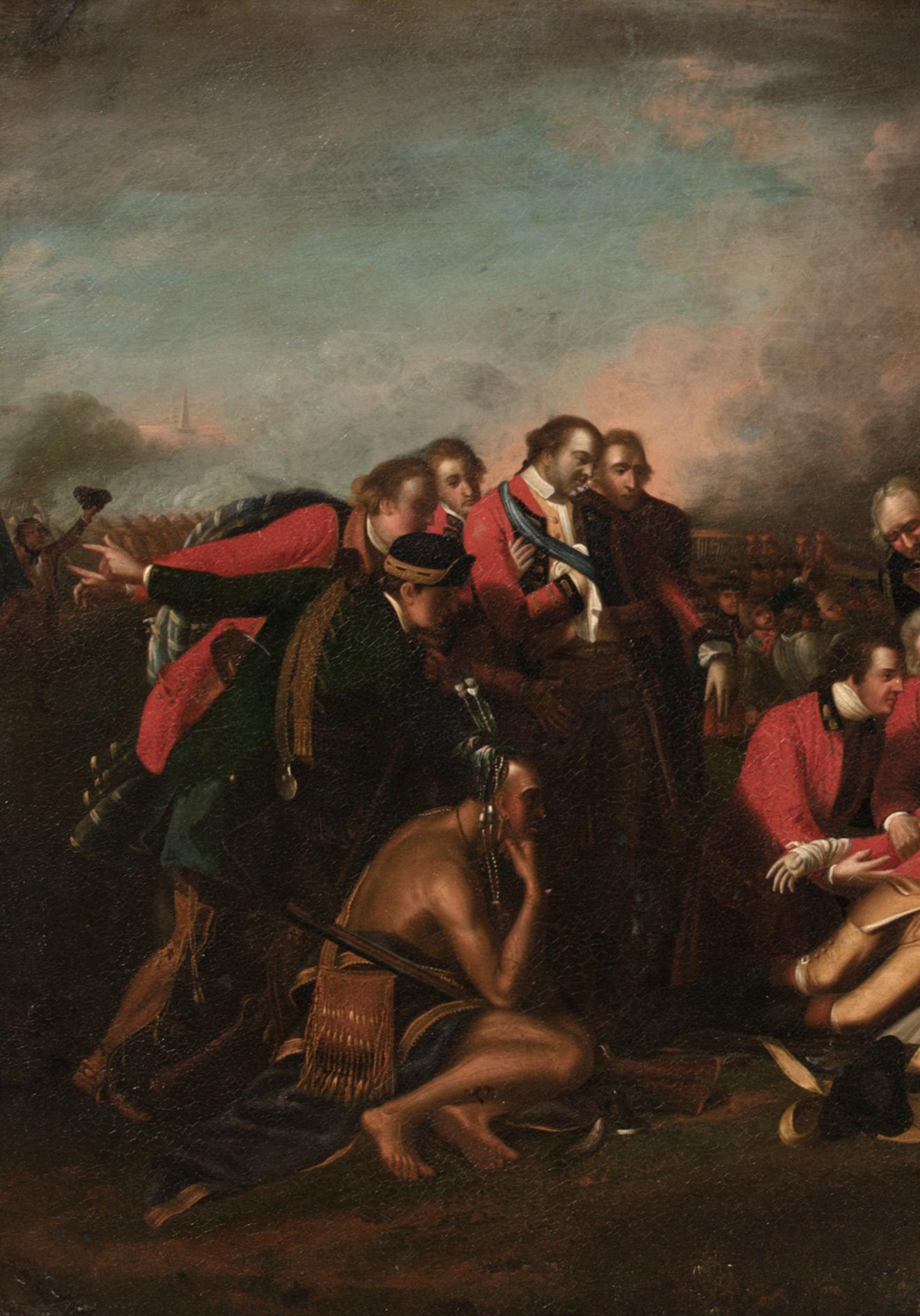 The Death Of General Wolfe, The Battle of Quebec 1759 18th Century BENJAMIN WEST For Sale 6