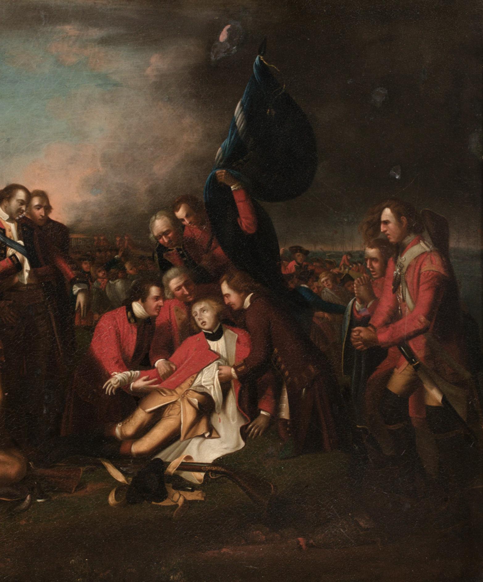 The Death Of General Wolfe, The Battle of Quebec 1759 18th Century BENJAMIN WEST For Sale 2