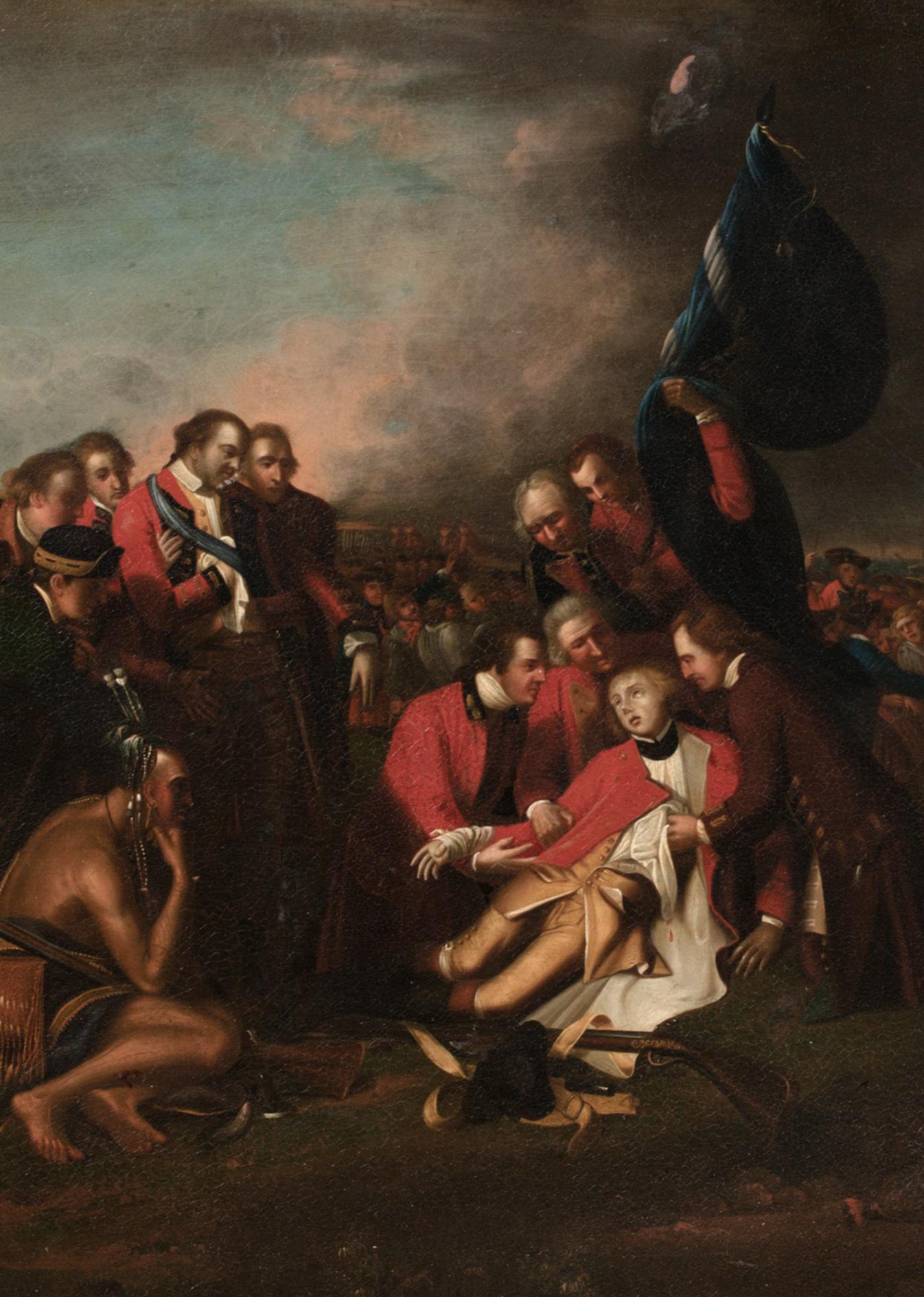 The Death Of General Wolfe, The Battle of Quebec 1759 18th Century BENJAMIN WEST For Sale 3