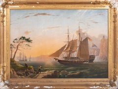 The Departure Of The King's Ships, 19th Century  by Charles Henry SEAFORTH 