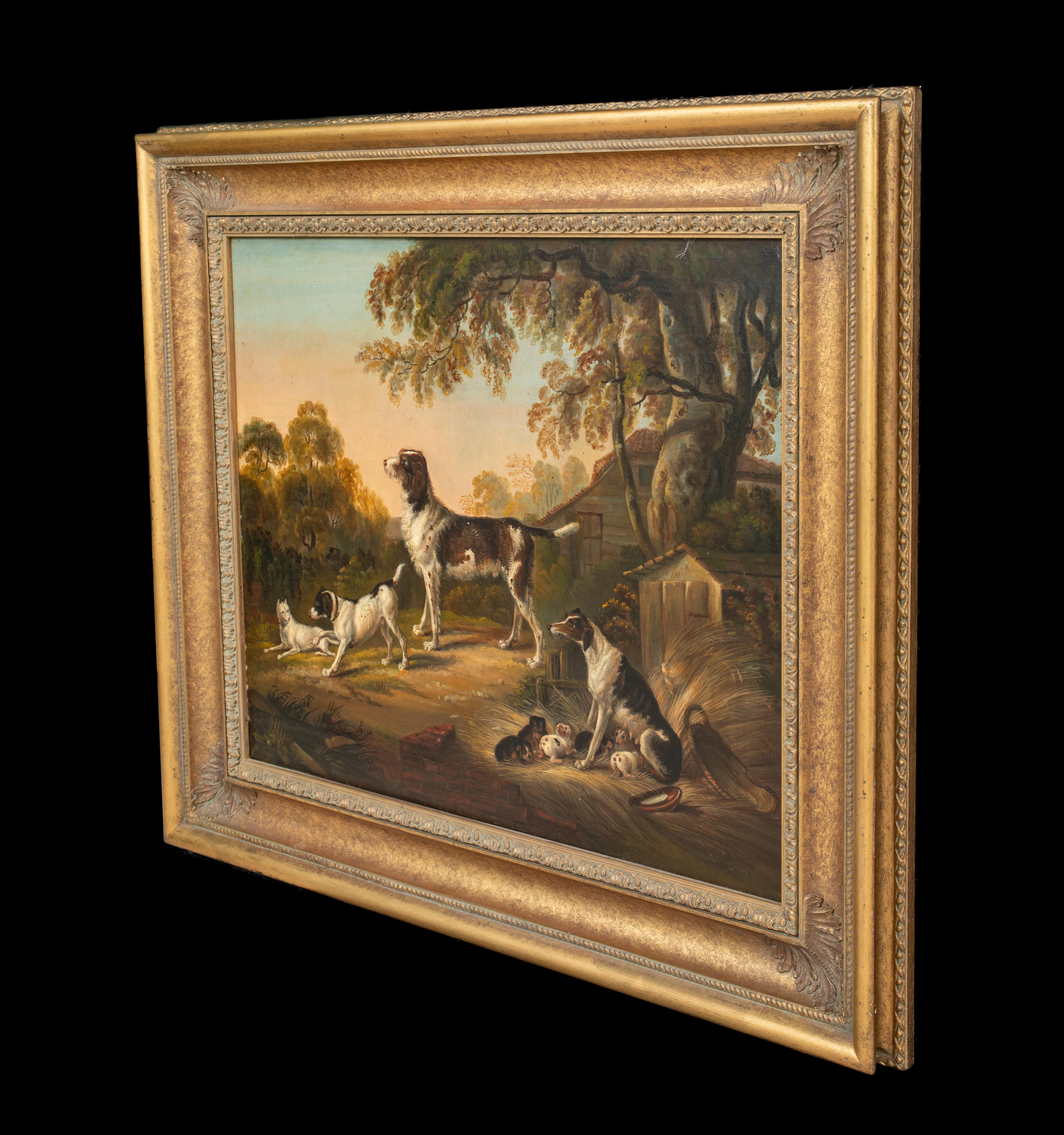 The Dog Yard, 18th Century  attributed to Samuel RAVEN (1775-1847) For Sale 4