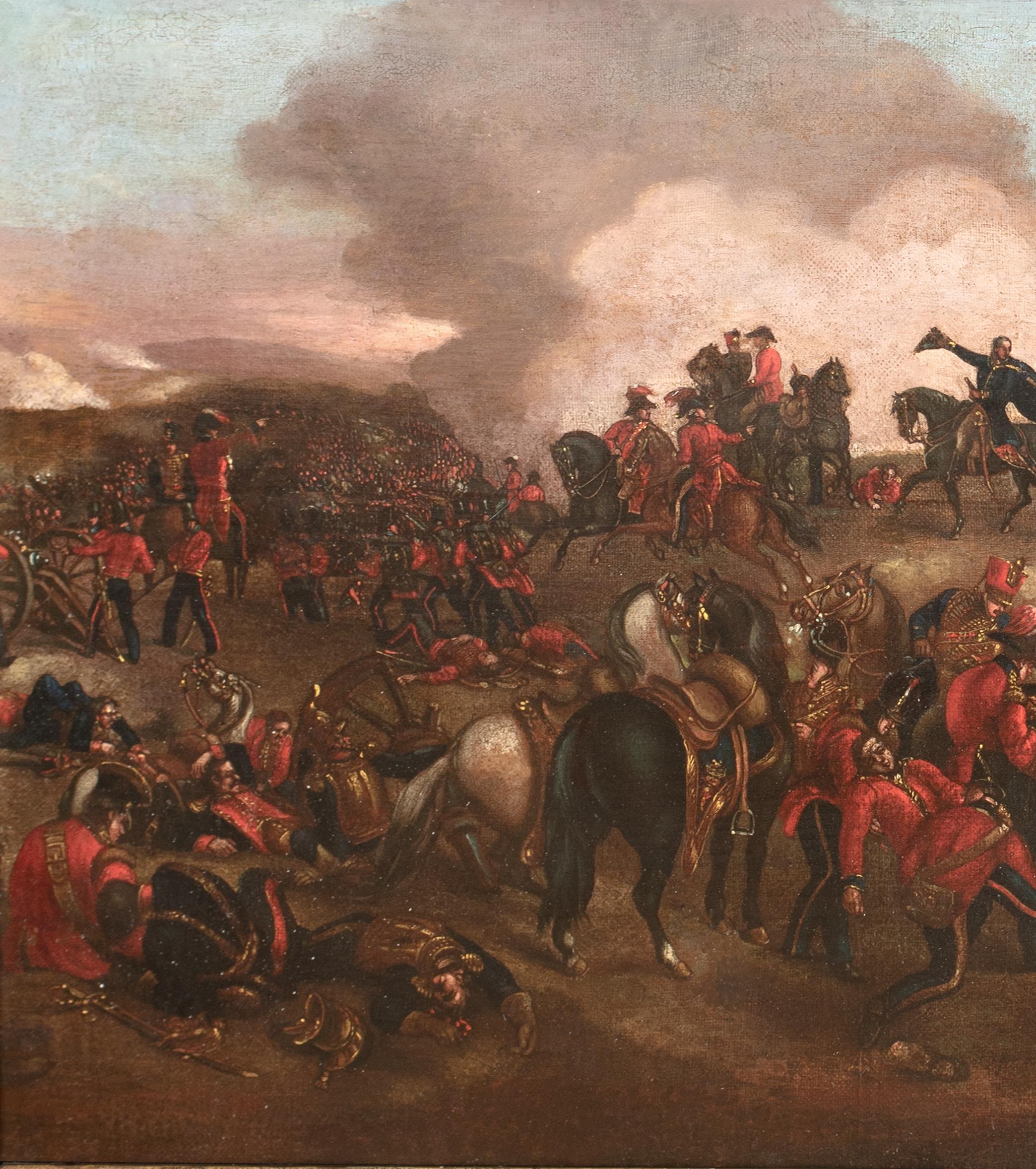 The Duke of Wellington in der Schlacht von Waterloo, 19. Jahrhundert  Englische Schule im Angebot 7