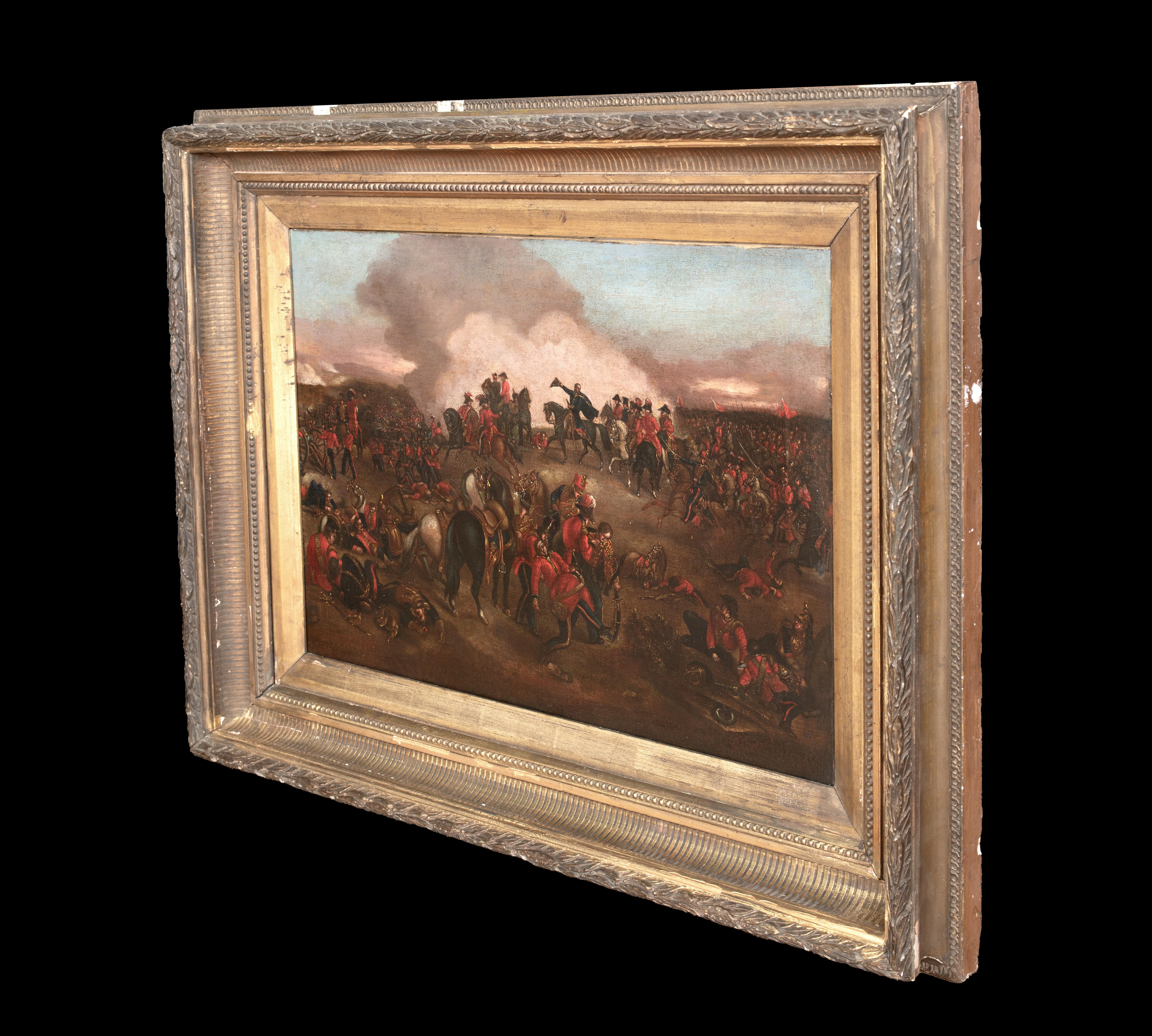 The Duke of Wellington in der Schlacht von Waterloo, 19. Jahrhundert  Englische Schule im Angebot 5